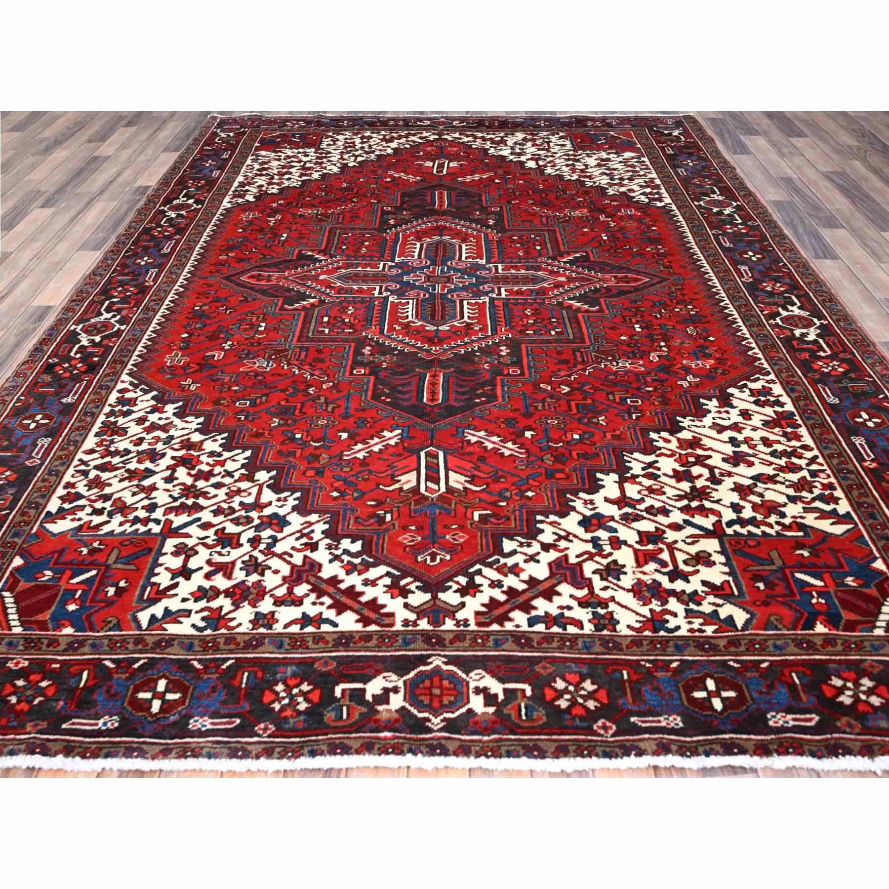 Heriz-Hand-Knotted-Rug-525