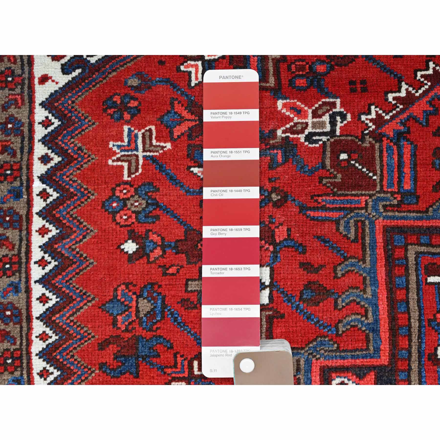 Heriz-Hand-Knotted-Rug-525