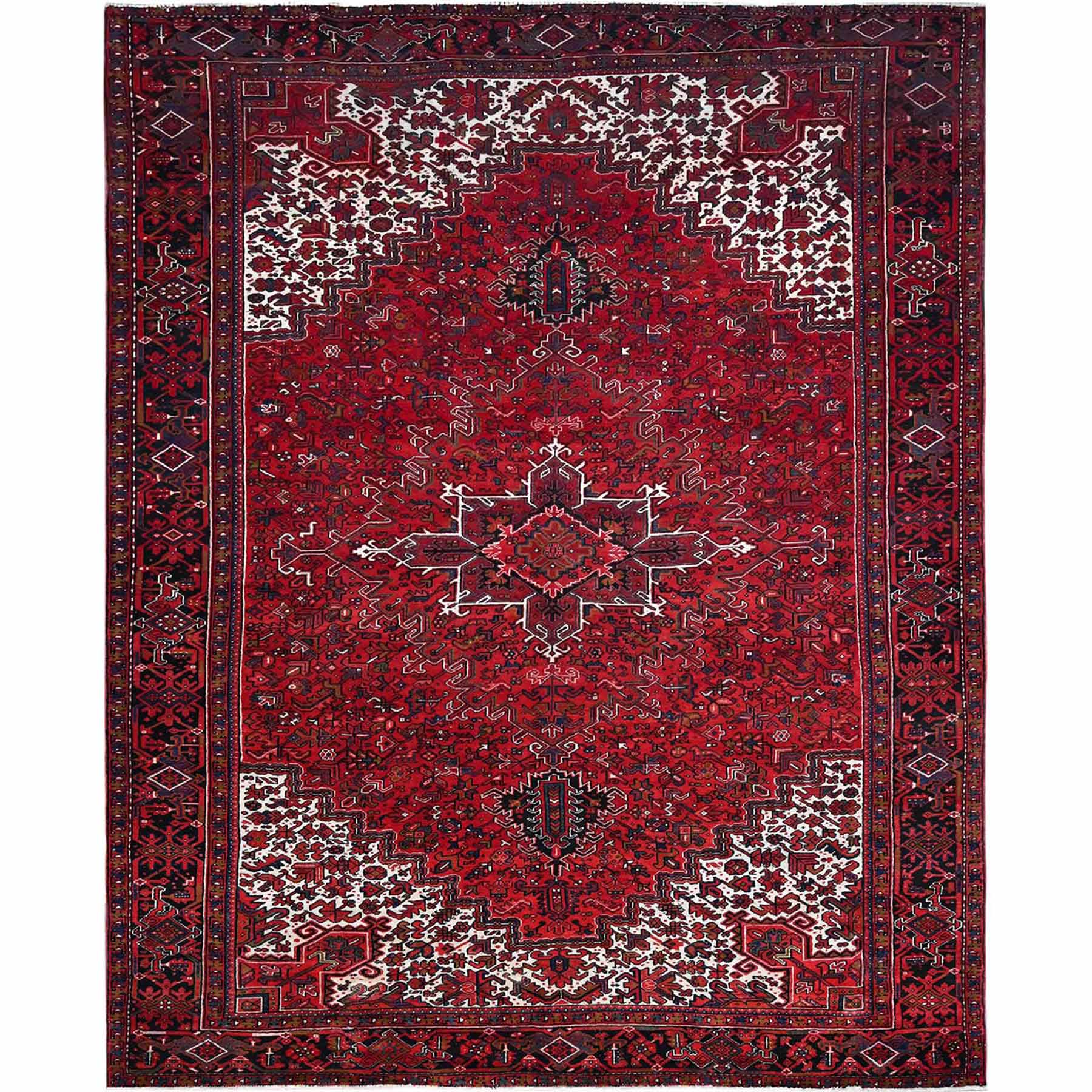 Heriz-Hand-Knotted-Rug-910