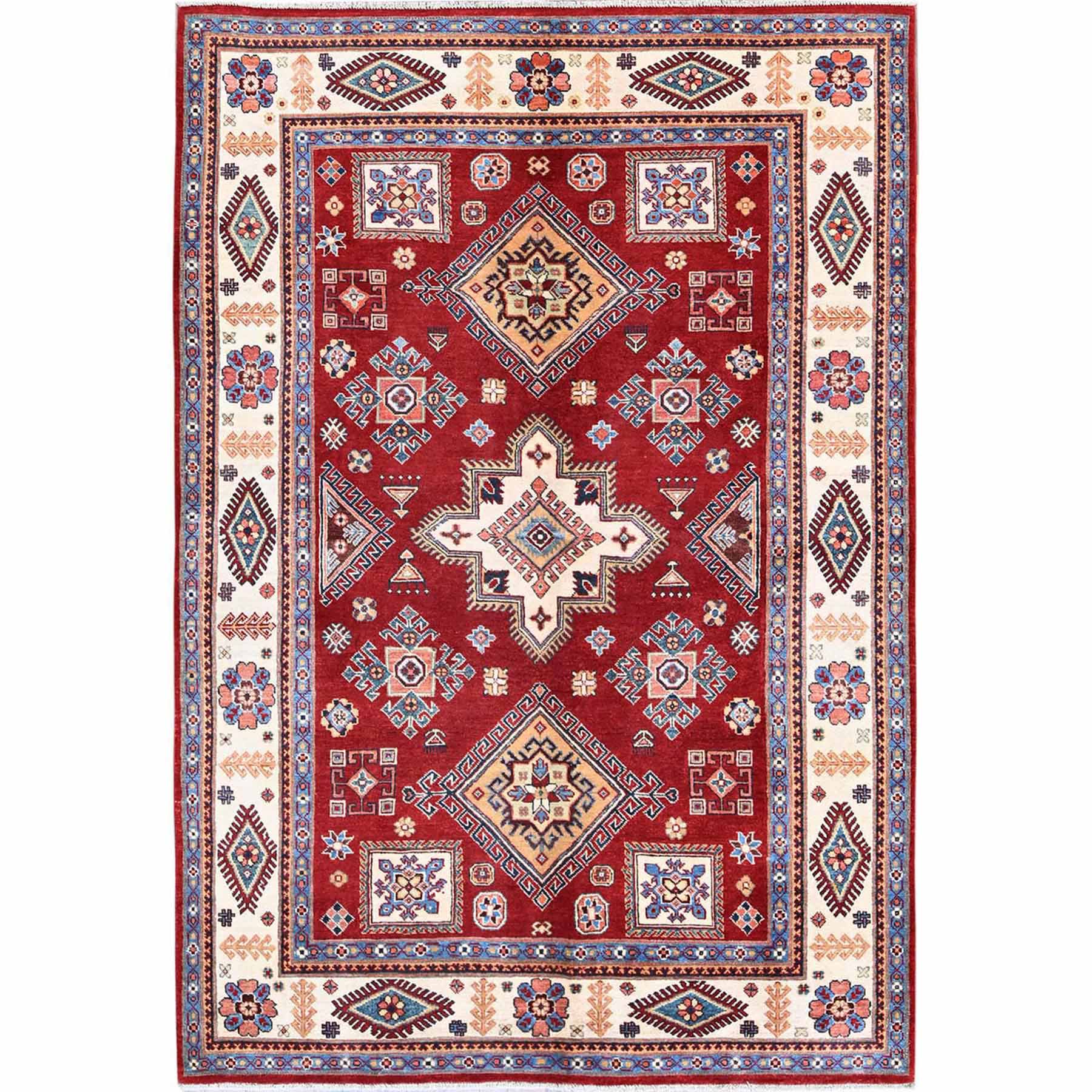 Kazak-Hand-Knotted-Rug-1575