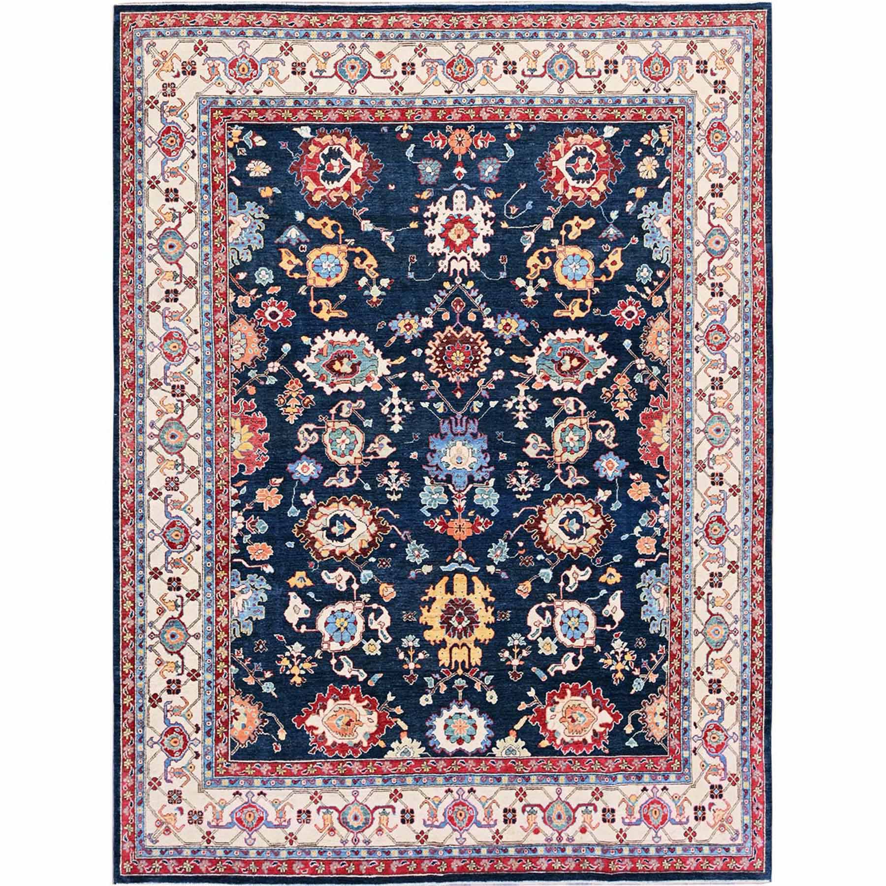 Kazak-Hand-Knotted-Rug-1600