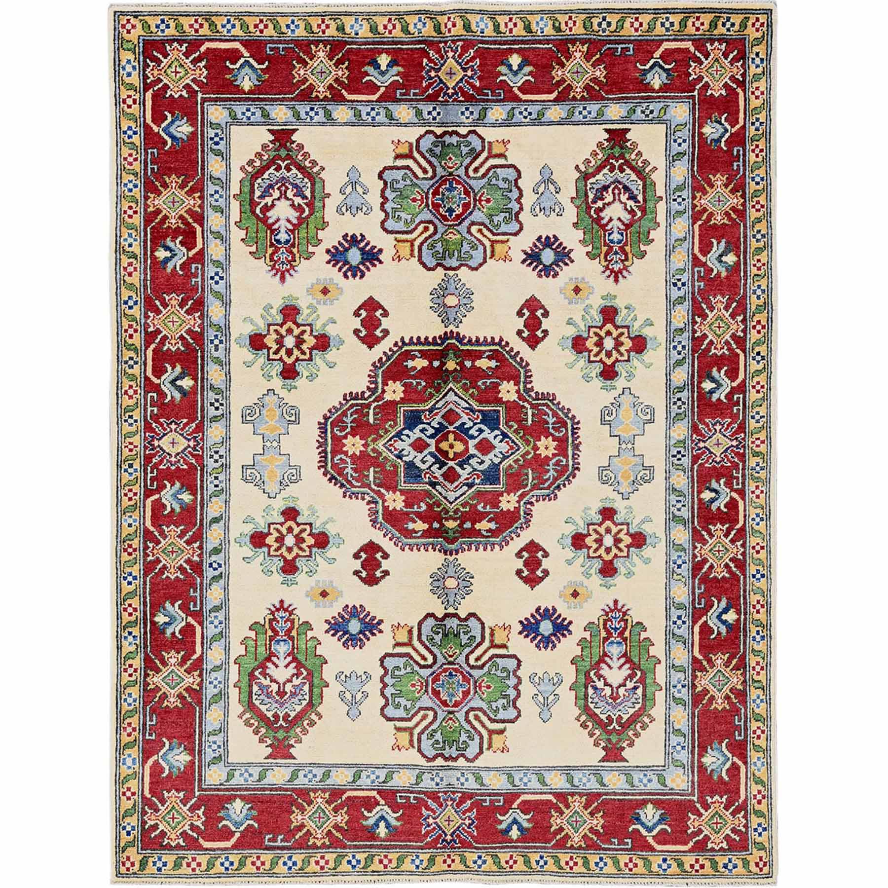 Kazak-Hand-Knotted-Rug-1660