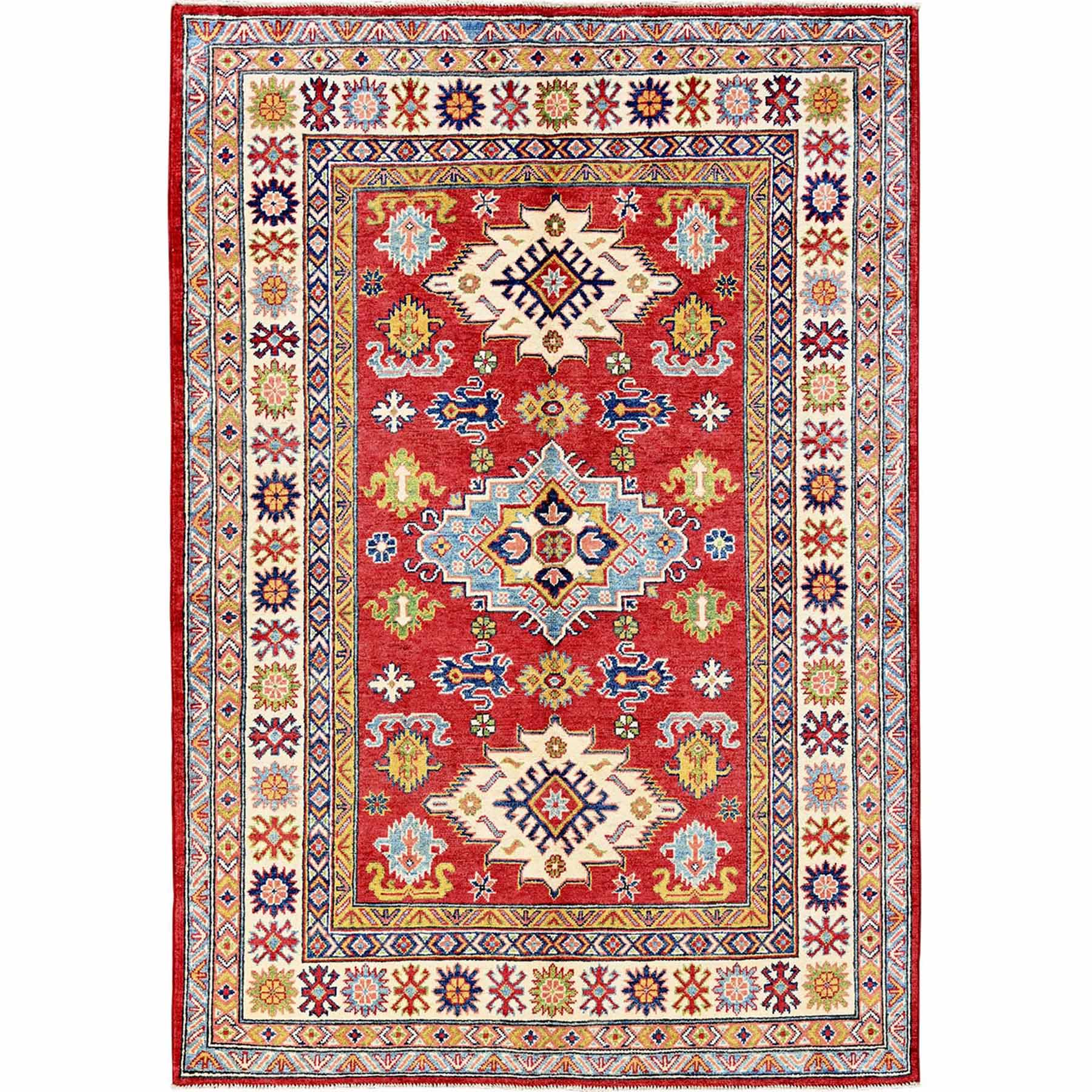Kazak-Hand-Knotted-Rug-1665