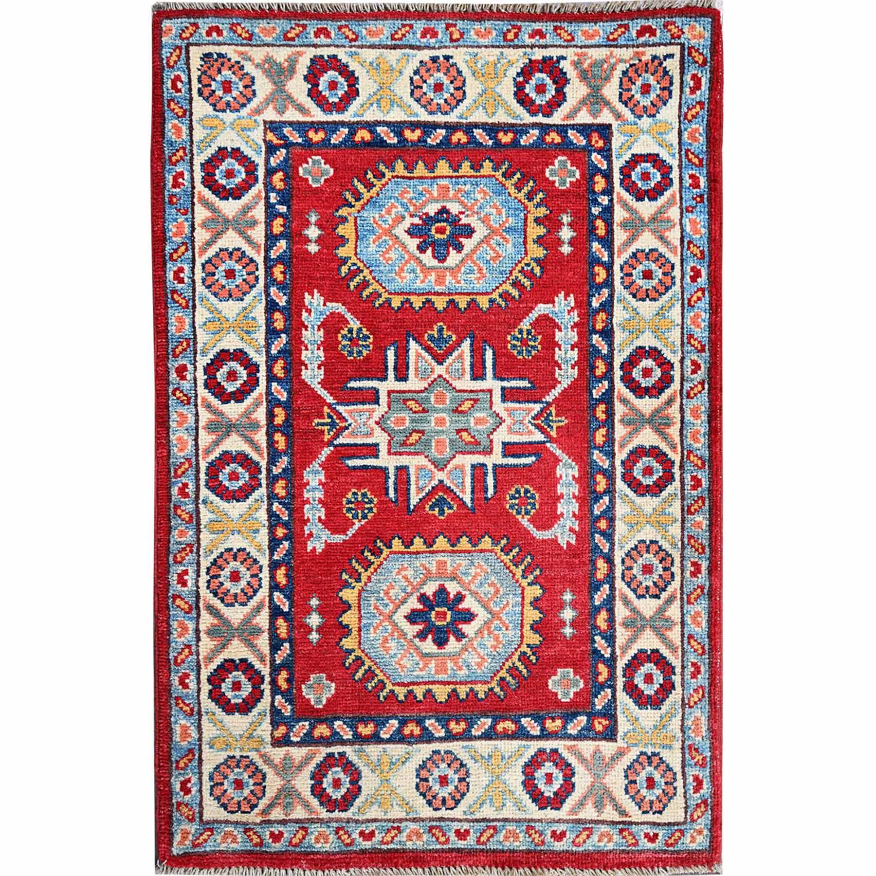 Kazak-Hand-Knotted-Rug-1930