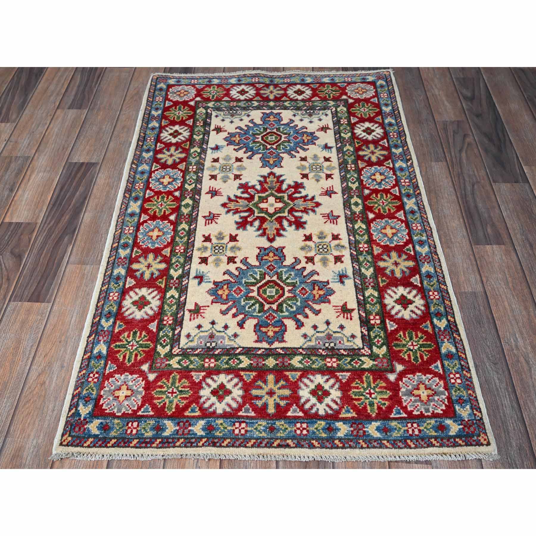 Kazak-Hand-Knotted-Rug-1965