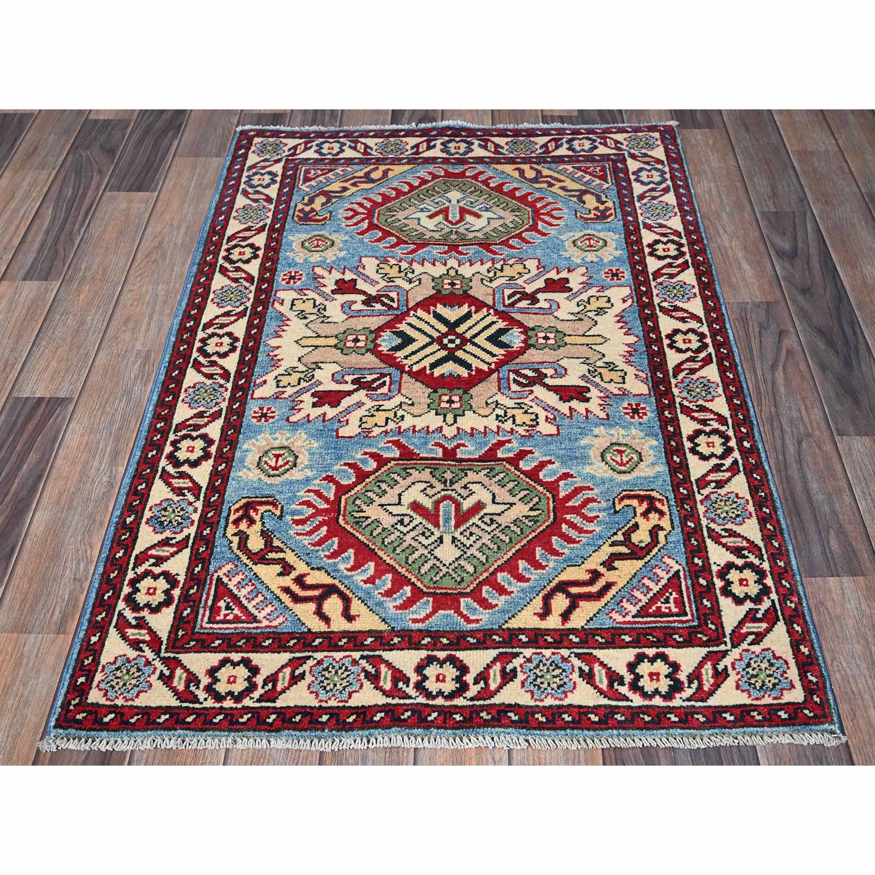 Kazak-Hand-Knotted-Rug-1985