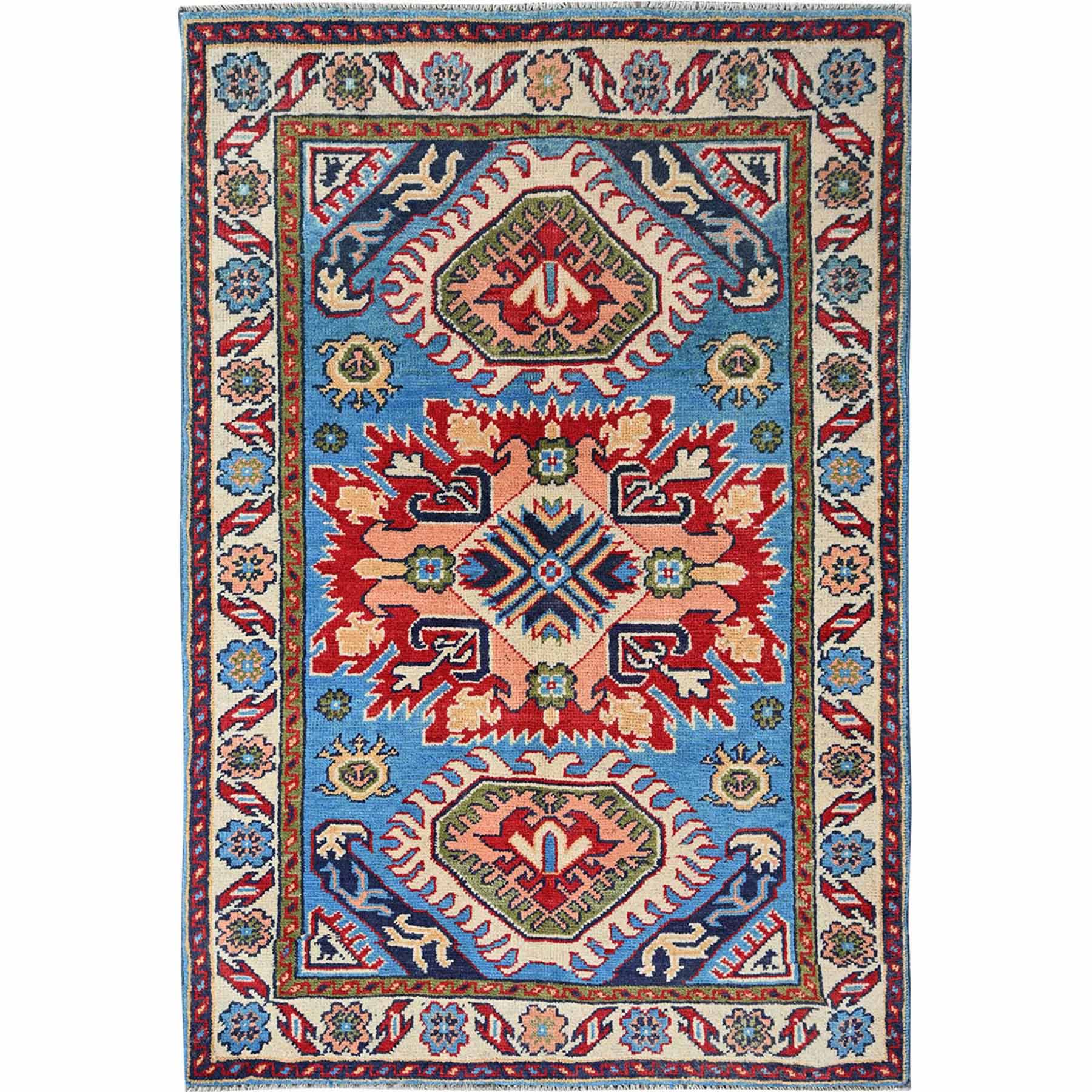Kazak-Hand-Knotted-Rug-2000