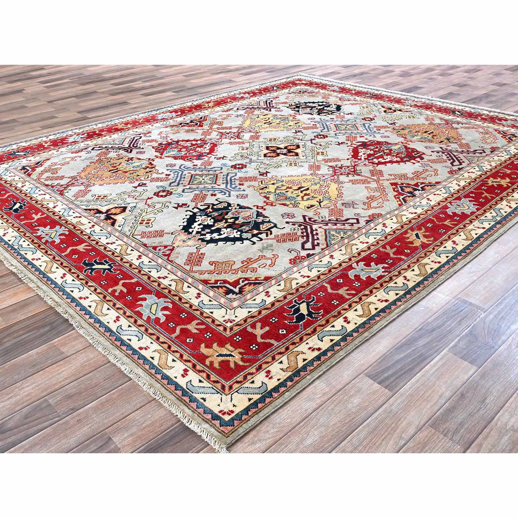 Oushak-And-Peshawar-Hand-Knotted-Rug-1510
