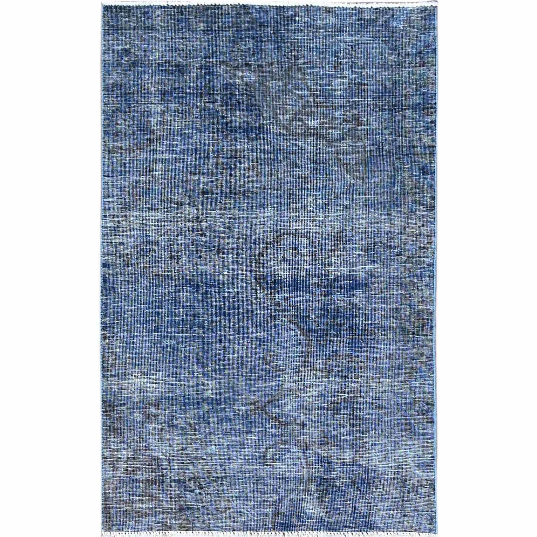 Overdyed-Vintage-Hand-Knotted-Rug-1170