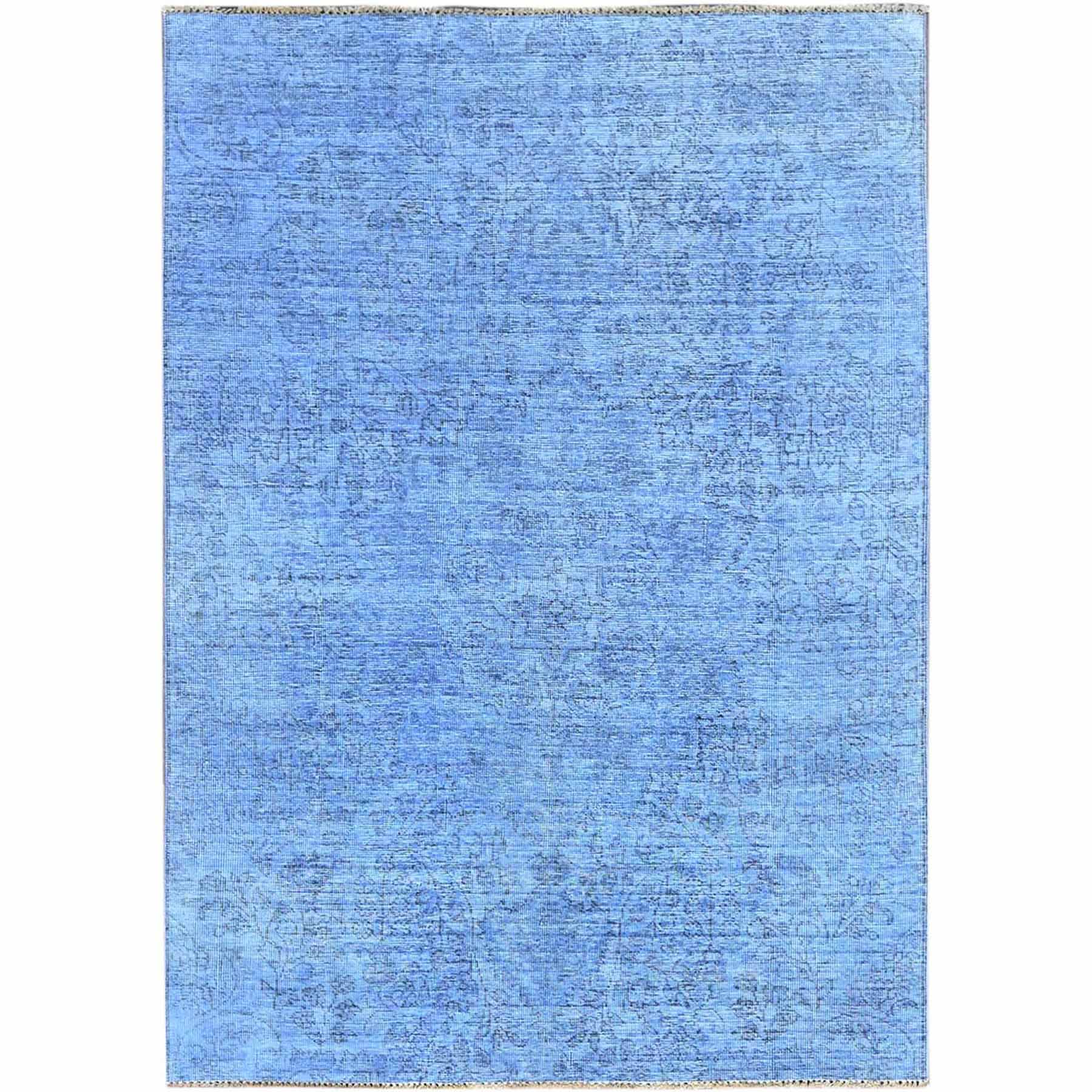 Overdyed-Vintage-Hand-Knotted-Rug-1195