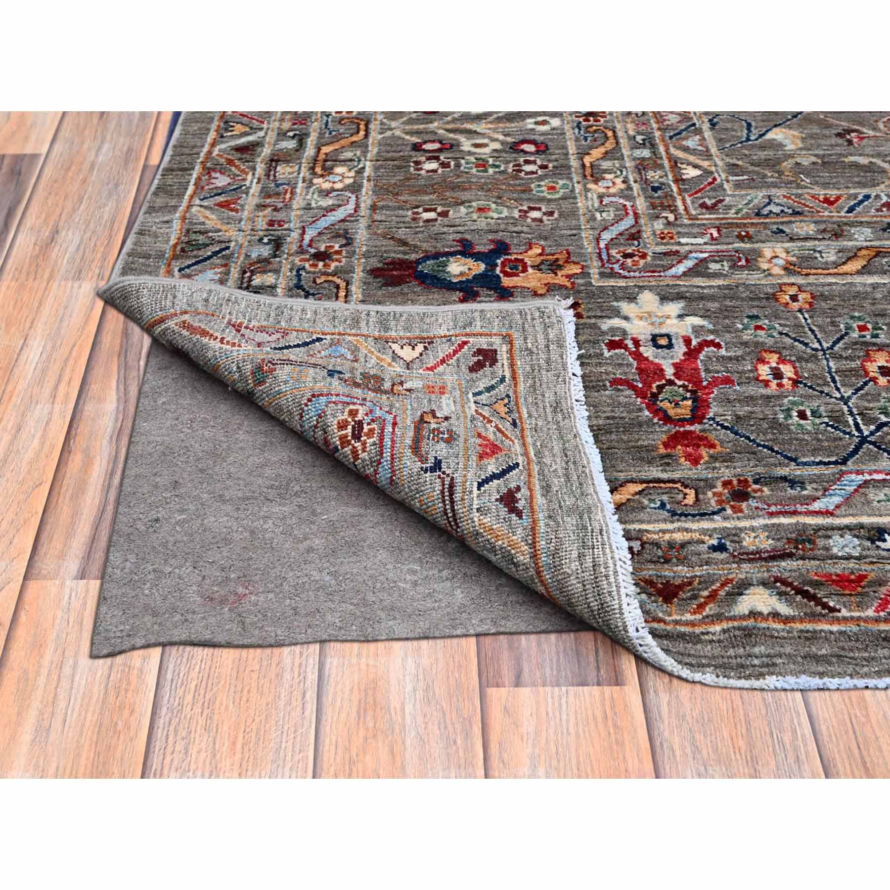 Tribal-Geometric-Hand-Knotted-Rug-610