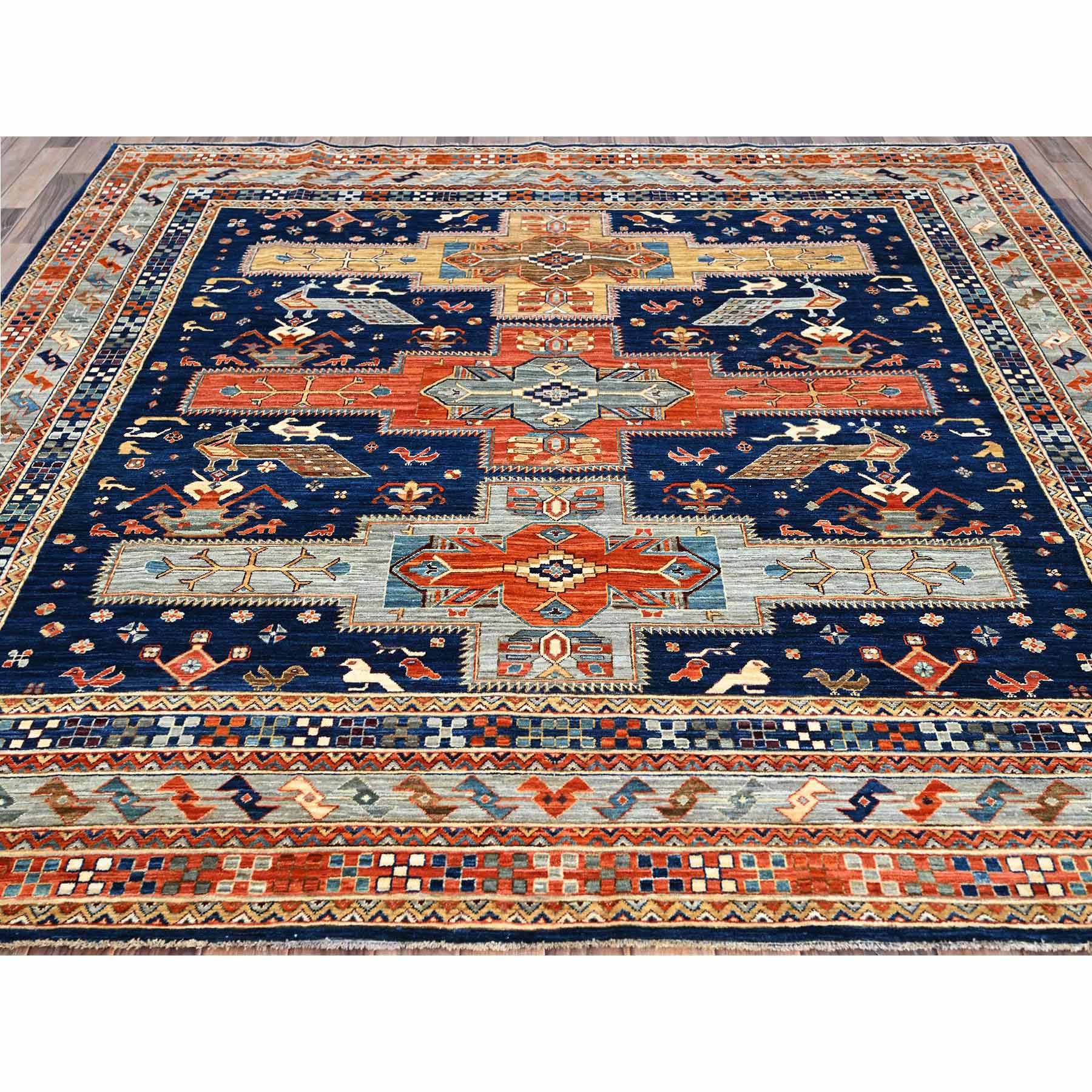 Tribal-Geometric-Hand-Knotted-Rug-725