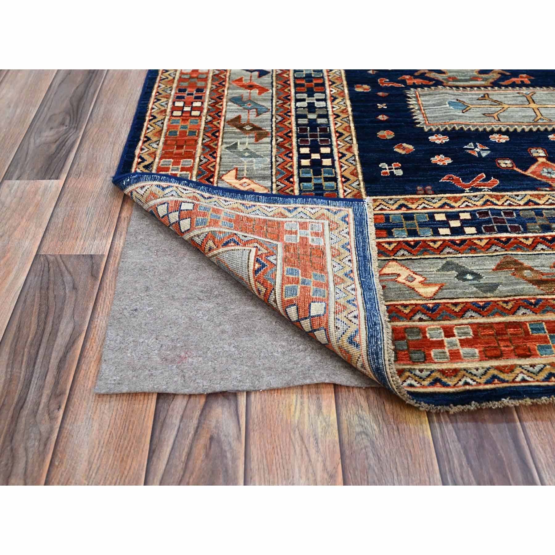 Tribal-Geometric-Hand-Knotted-Rug-725