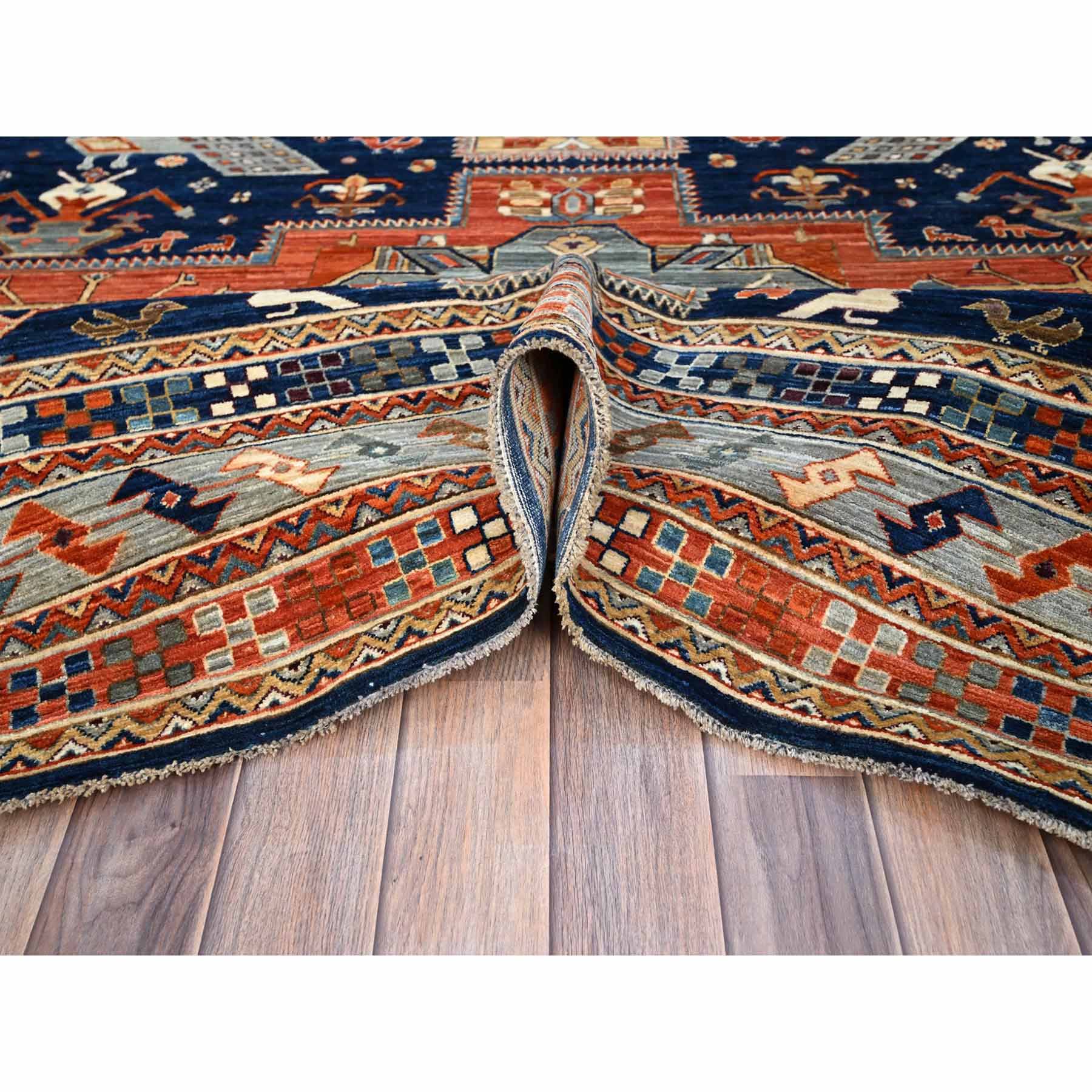 Tribal-Geometric-Hand-Knotted-Rug-725