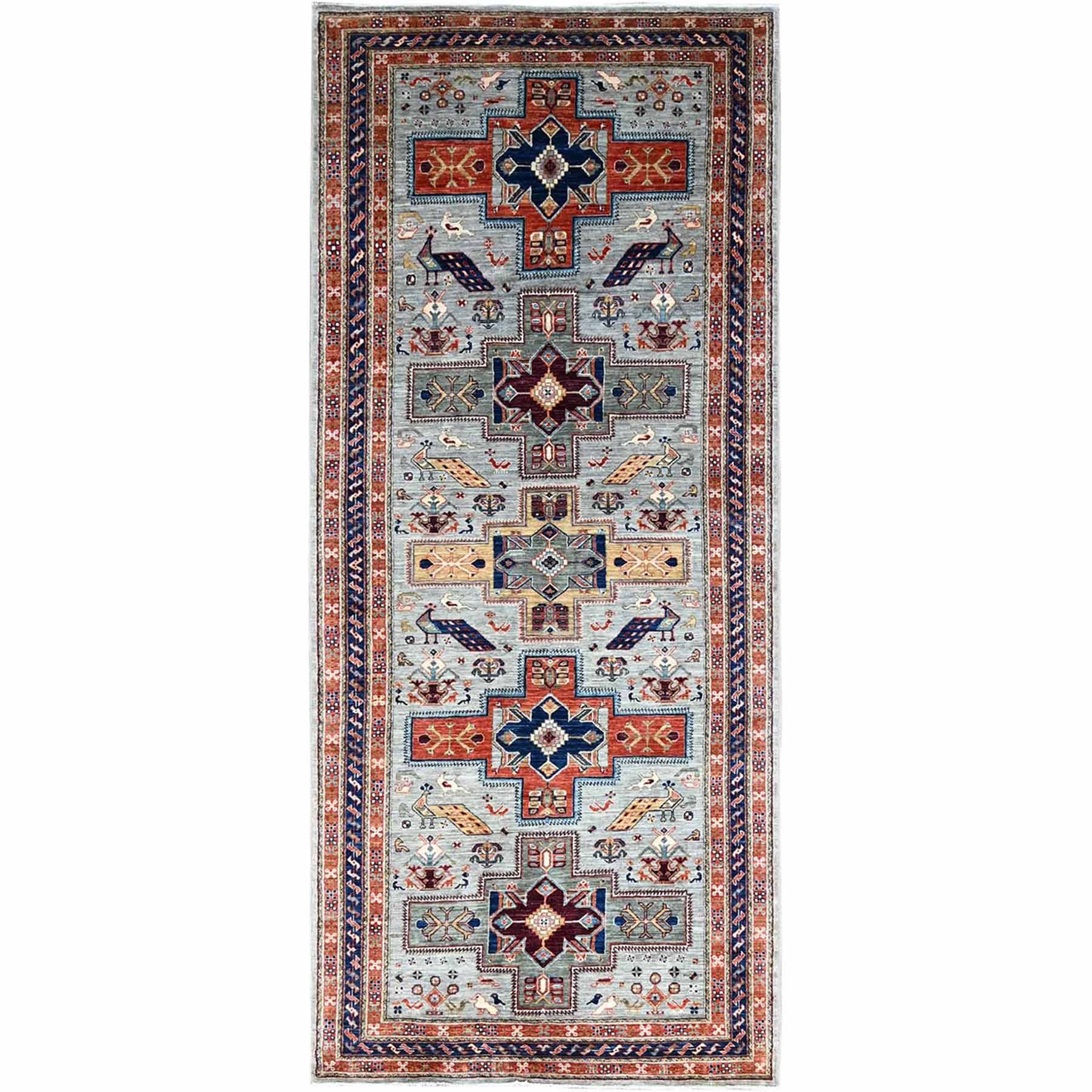 Tribal-Geometric-Hand-Knotted-Rug-730