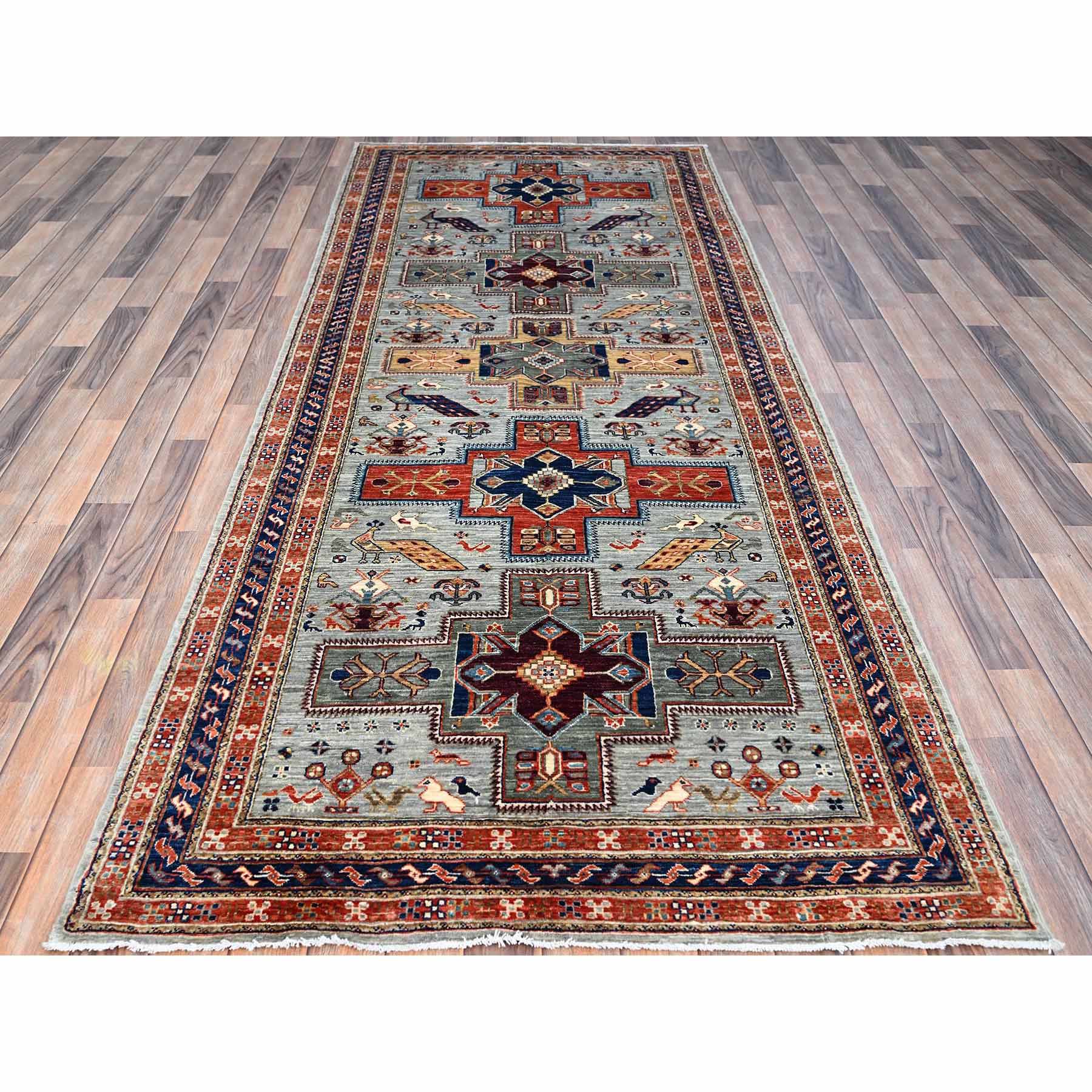 Tribal-Geometric-Hand-Knotted-Rug-730