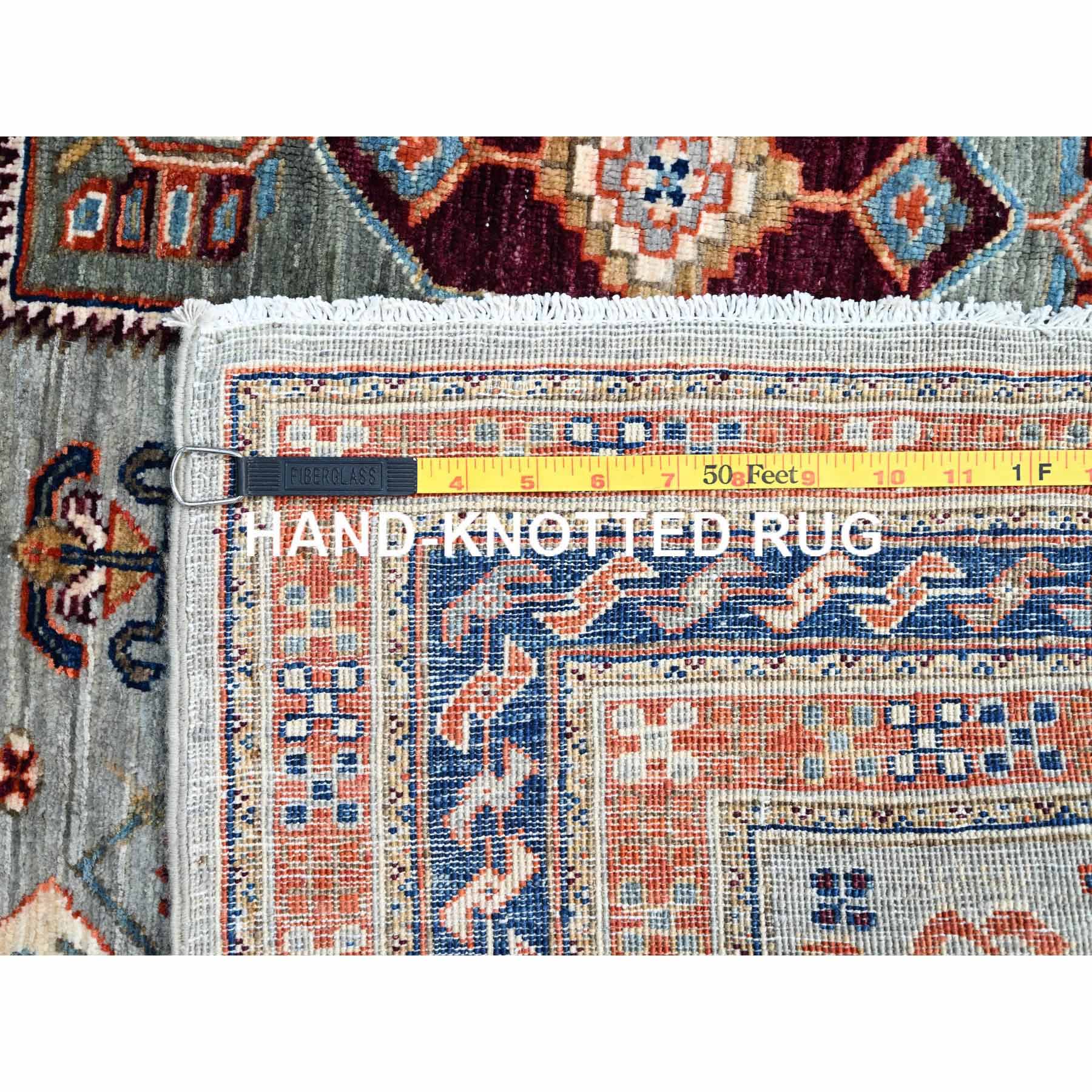 Tribal-Geometric-Hand-Knotted-Rug-730