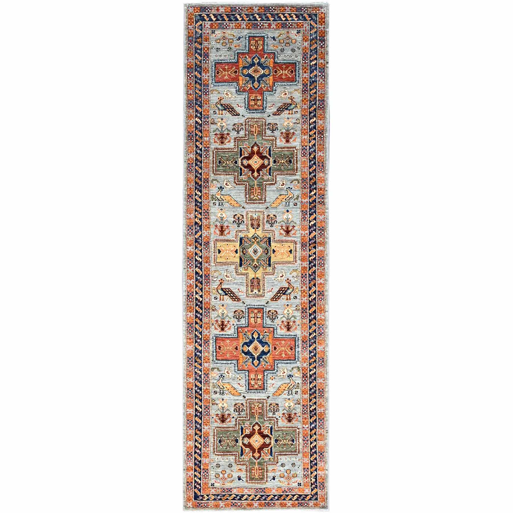 Tribal-Geometric-Hand-Knotted-Rug-740