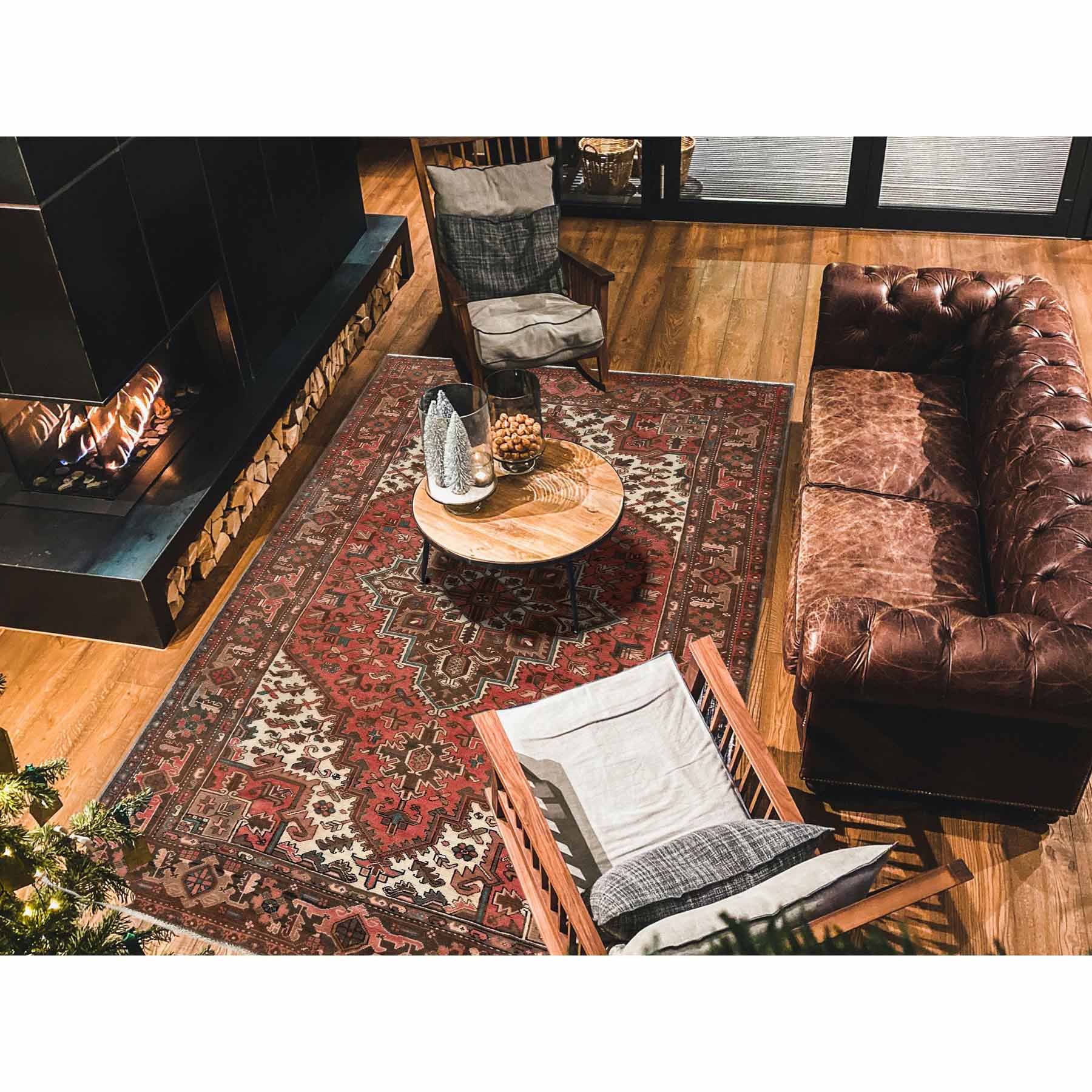 Heriz-Hand-Knotted-Rug-6350