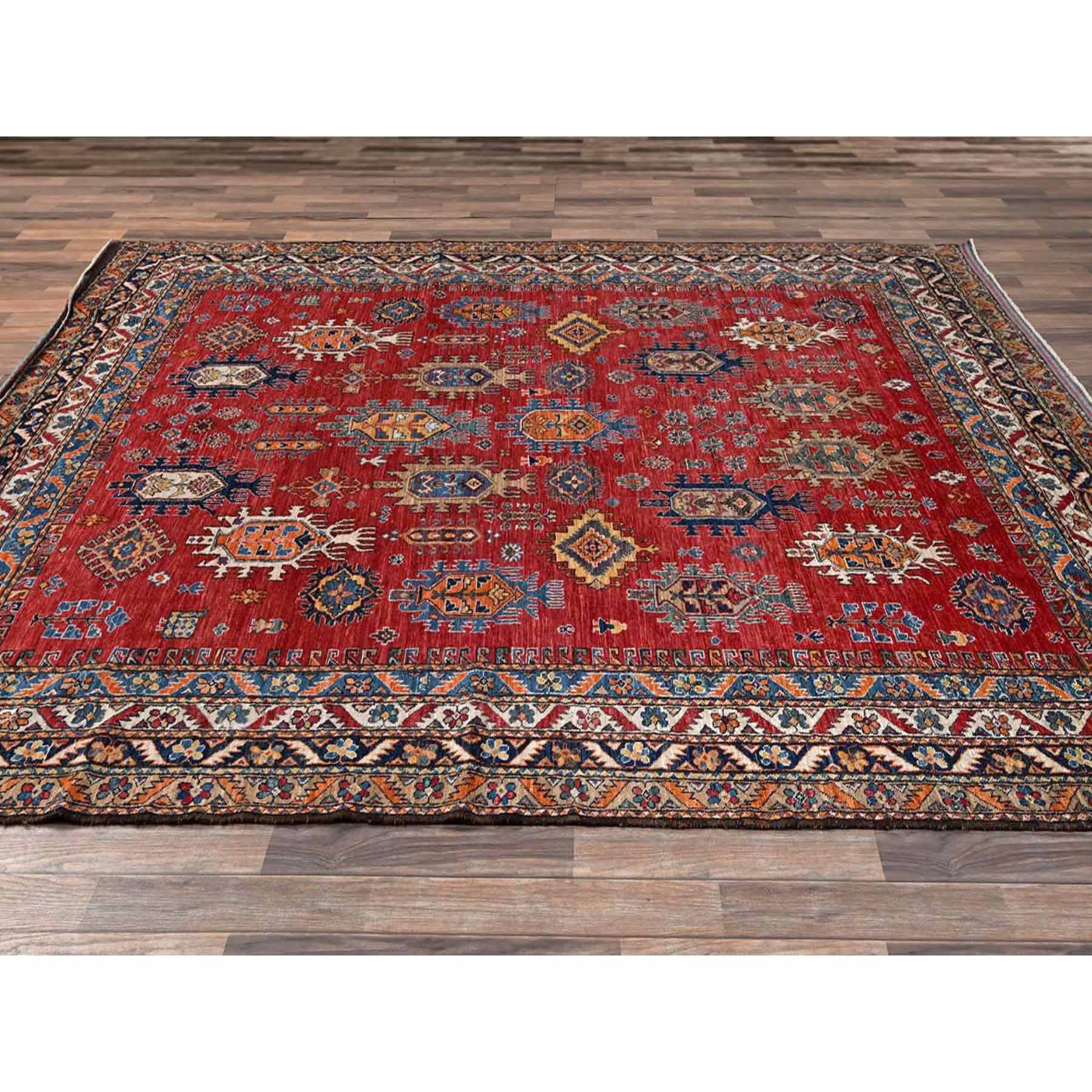 Kazak-Hand-Knotted-Rug-7385