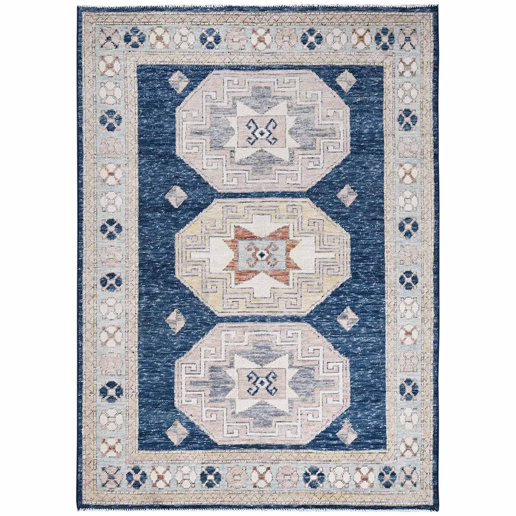 Oushak-And-Peshawar-Hand-Knotted-Rug-7070