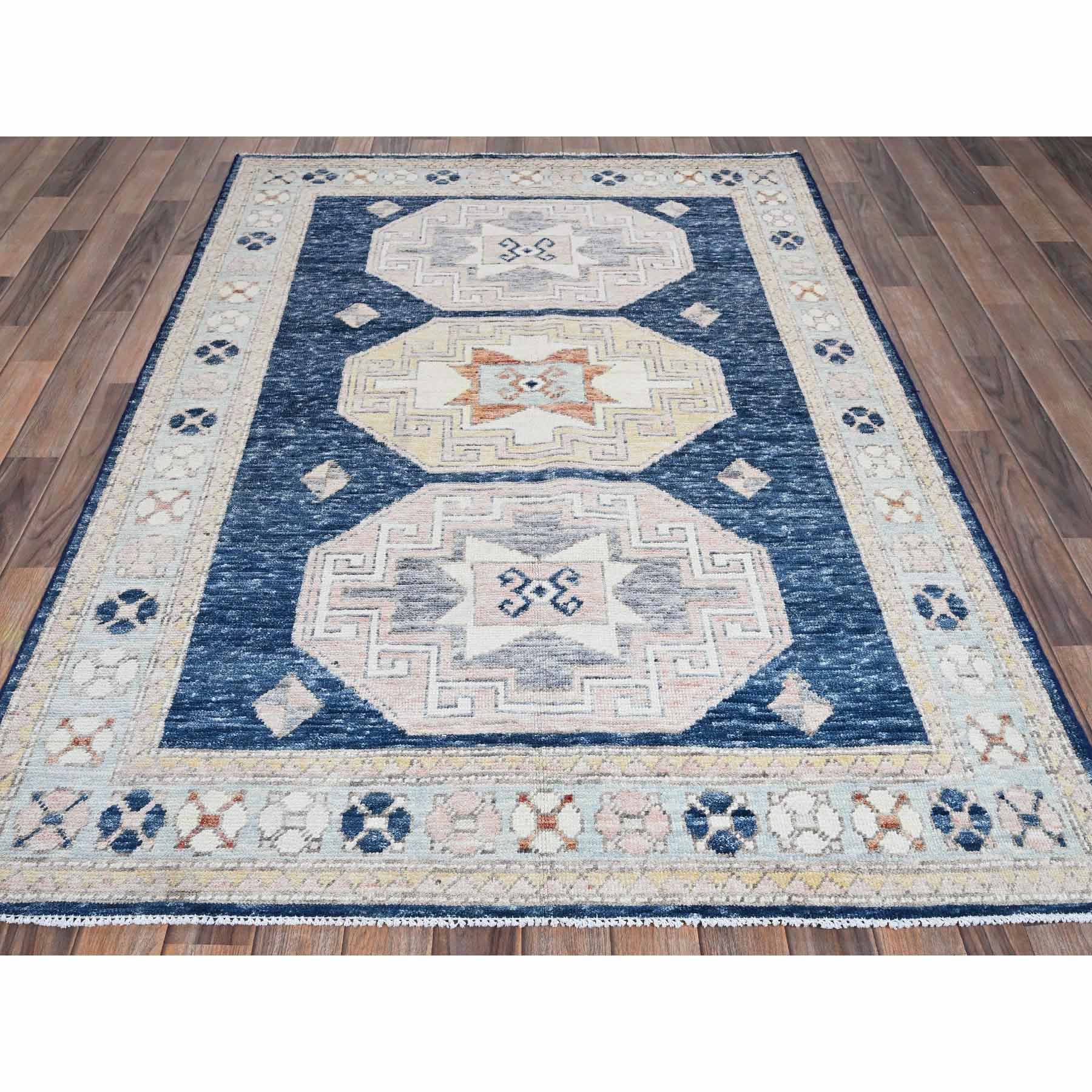 Oushak-And-Peshawar-Hand-Knotted-Rug-7070