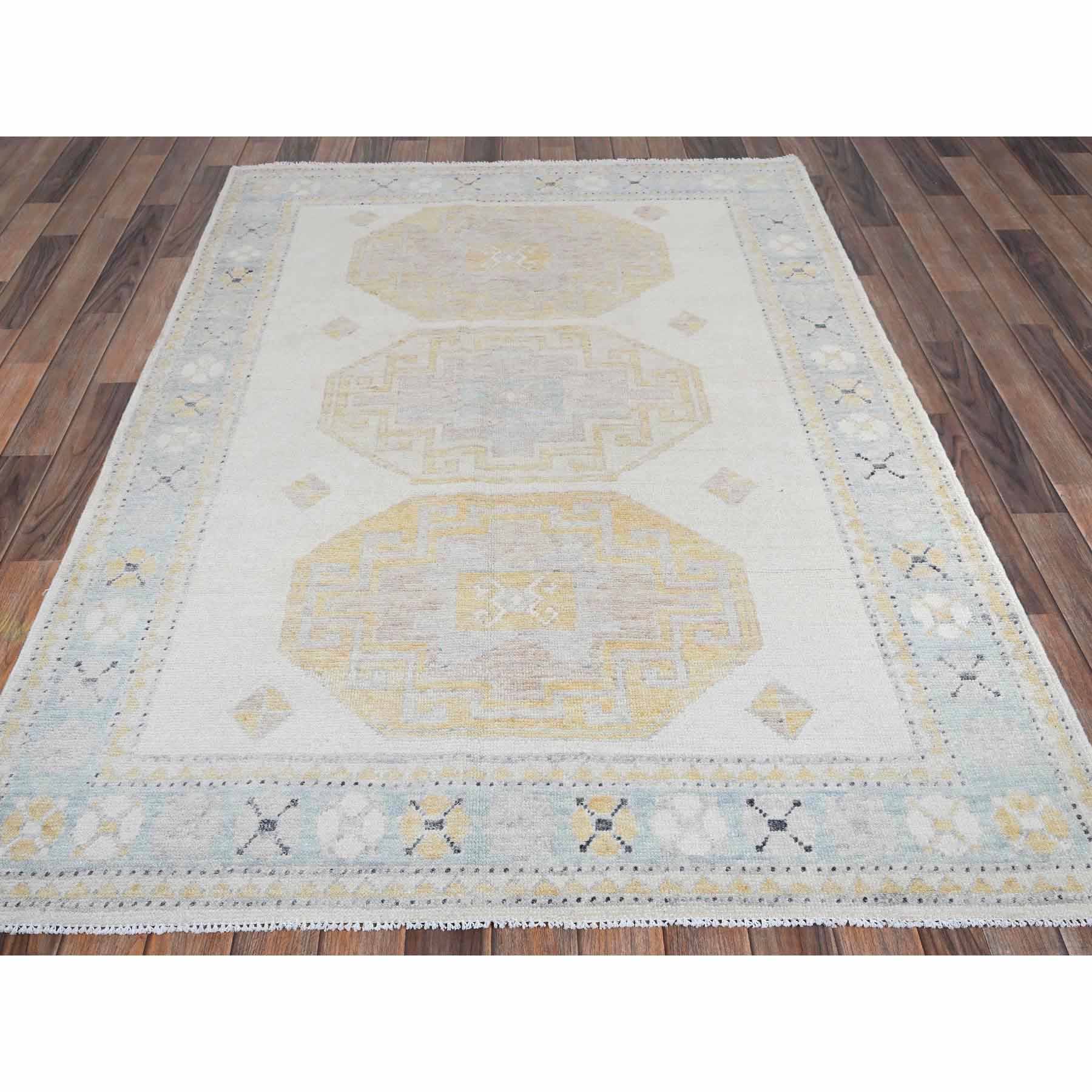 Oushak-And-Peshawar-Hand-Knotted-Rug-7075