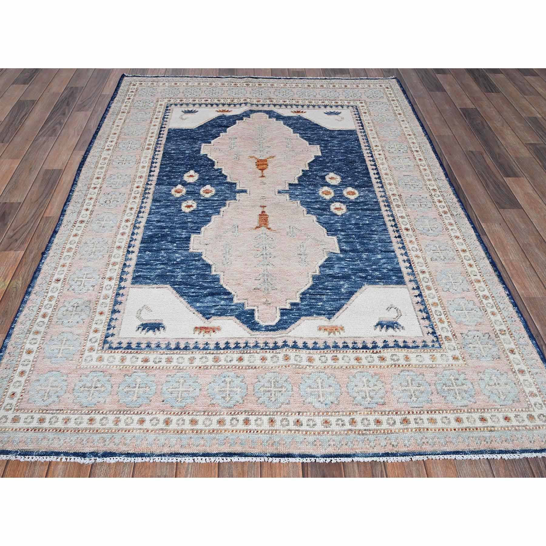 Oushak-And-Peshawar-Hand-Knotted-Rug-7080