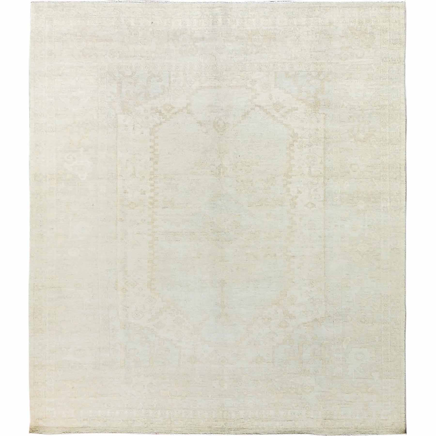 Oushak-And-Peshawar-Hand-Knotted-Rug-7475