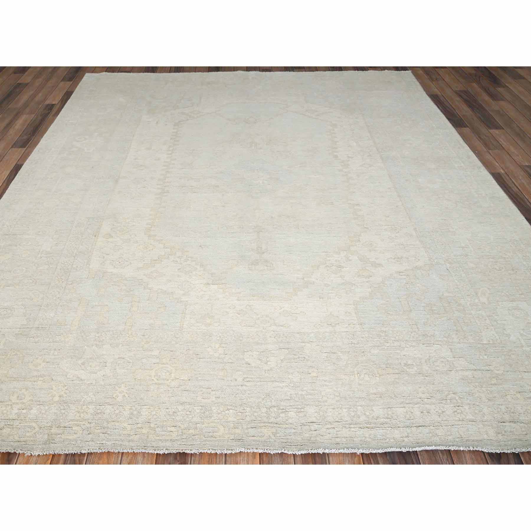 Oushak-And-Peshawar-Hand-Knotted-Rug-7475