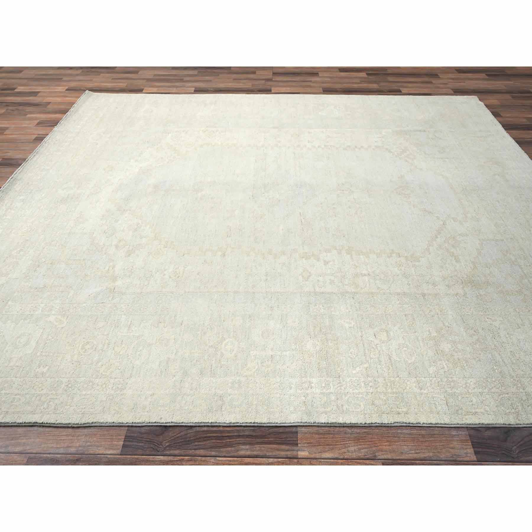 Oushak-And-Peshawar-Hand-Knotted-Rug-7475