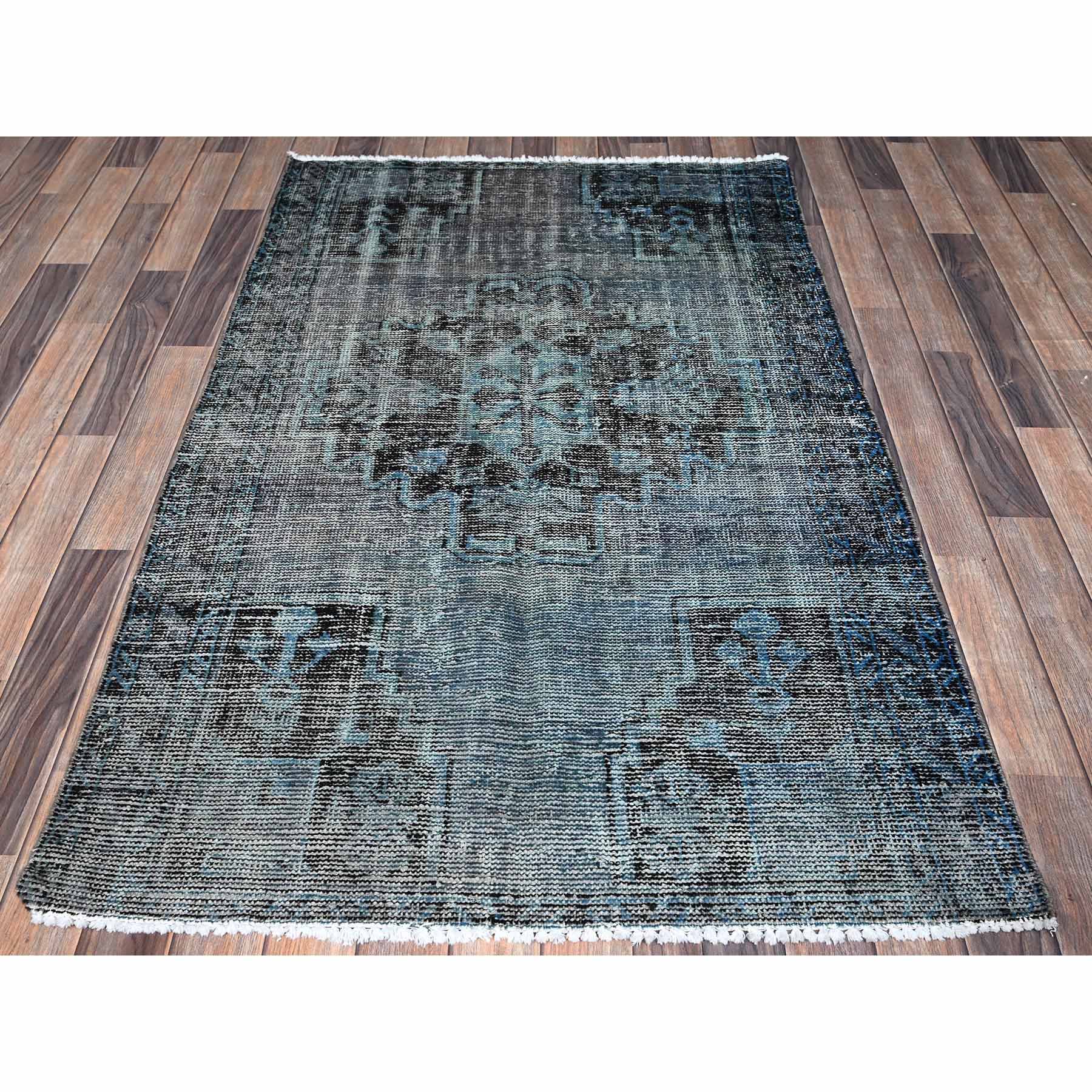 Overdyed-Vintage-Hand-Knotted-Rug-5095