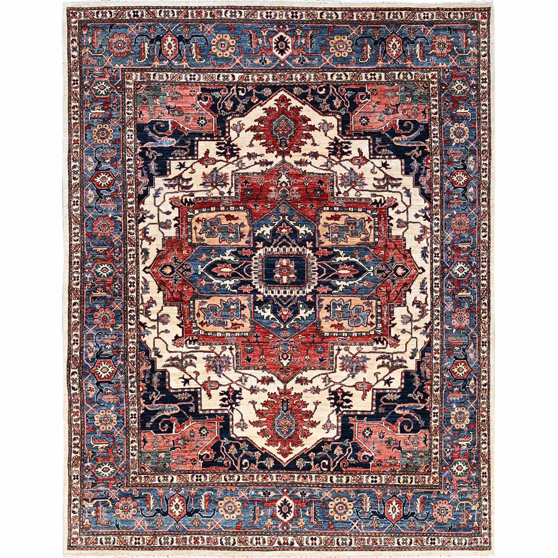 Tribal-Geometric-Hand-Knotted-Rug-5195
