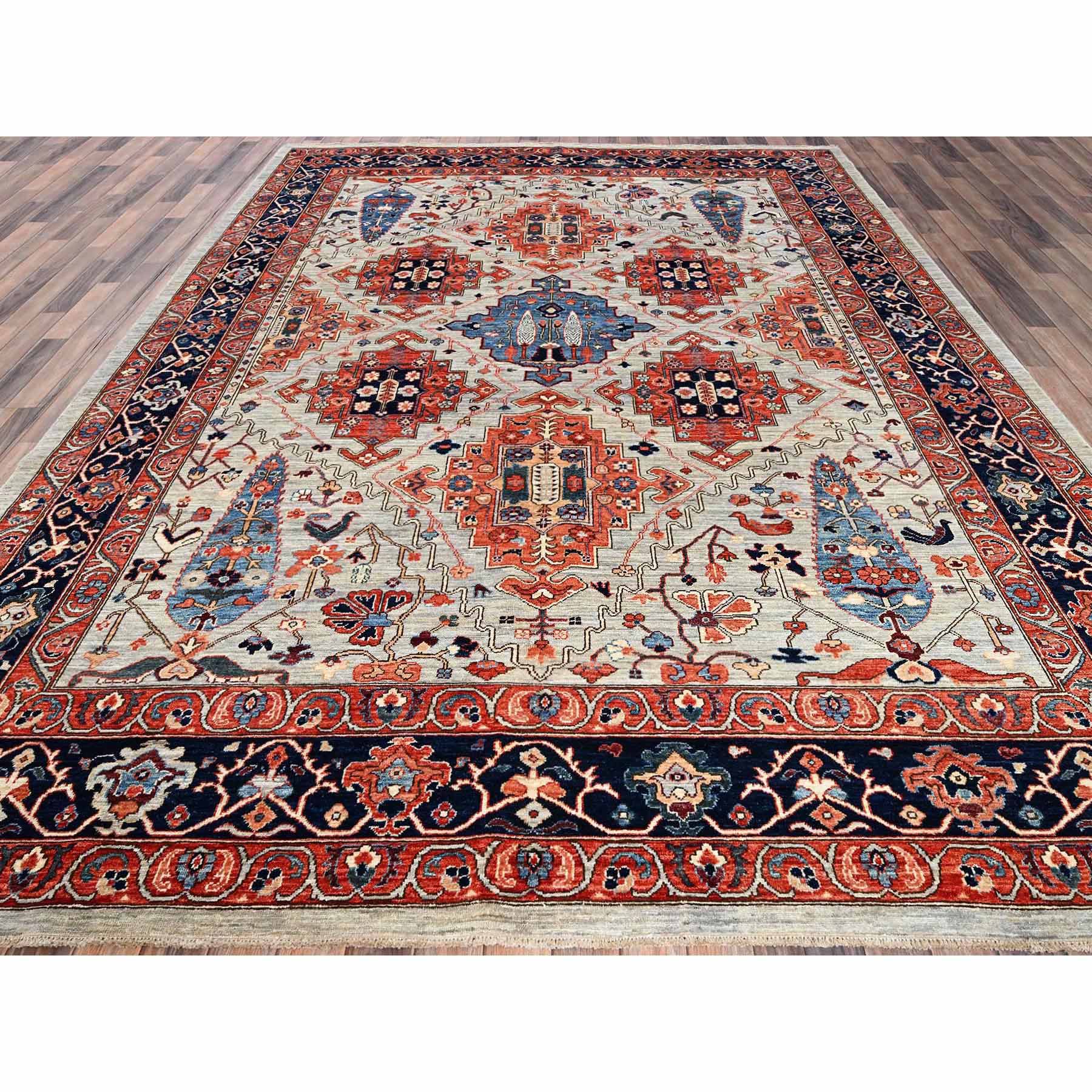 Tribal-Geometric-Hand-Knotted-Rug-5215