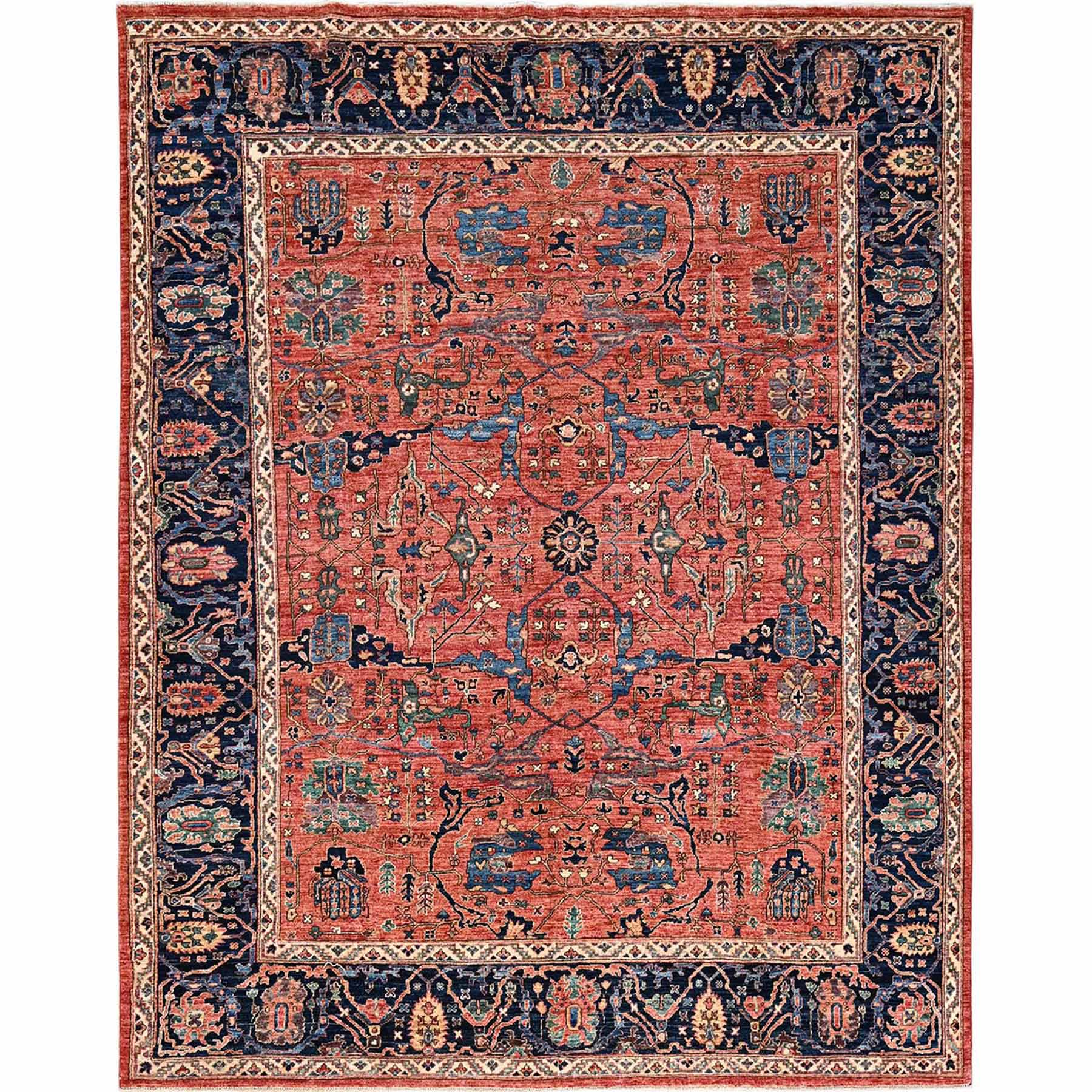Tribal-Geometric-Hand-Knotted-Rug-5225