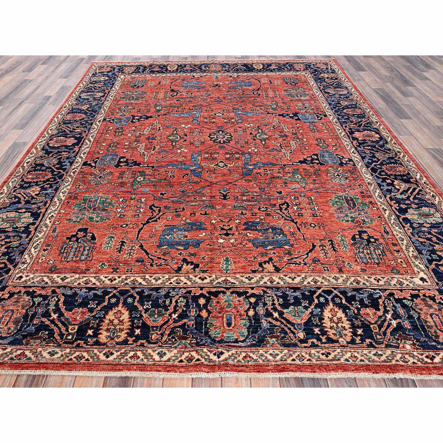 Tribal-Geometric-Hand-Knotted-Rug-5225