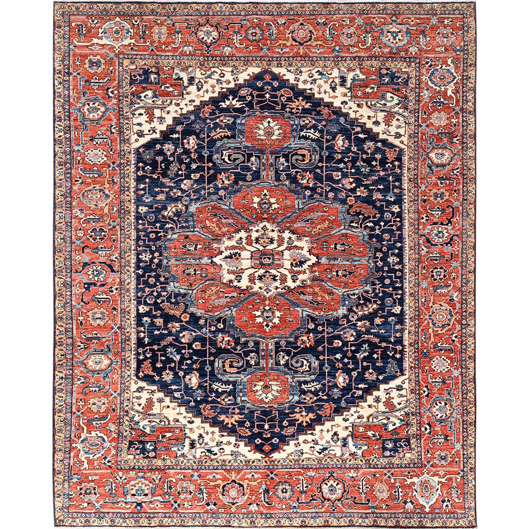 Tribal-Geometric-Hand-Knotted-Rug-5235