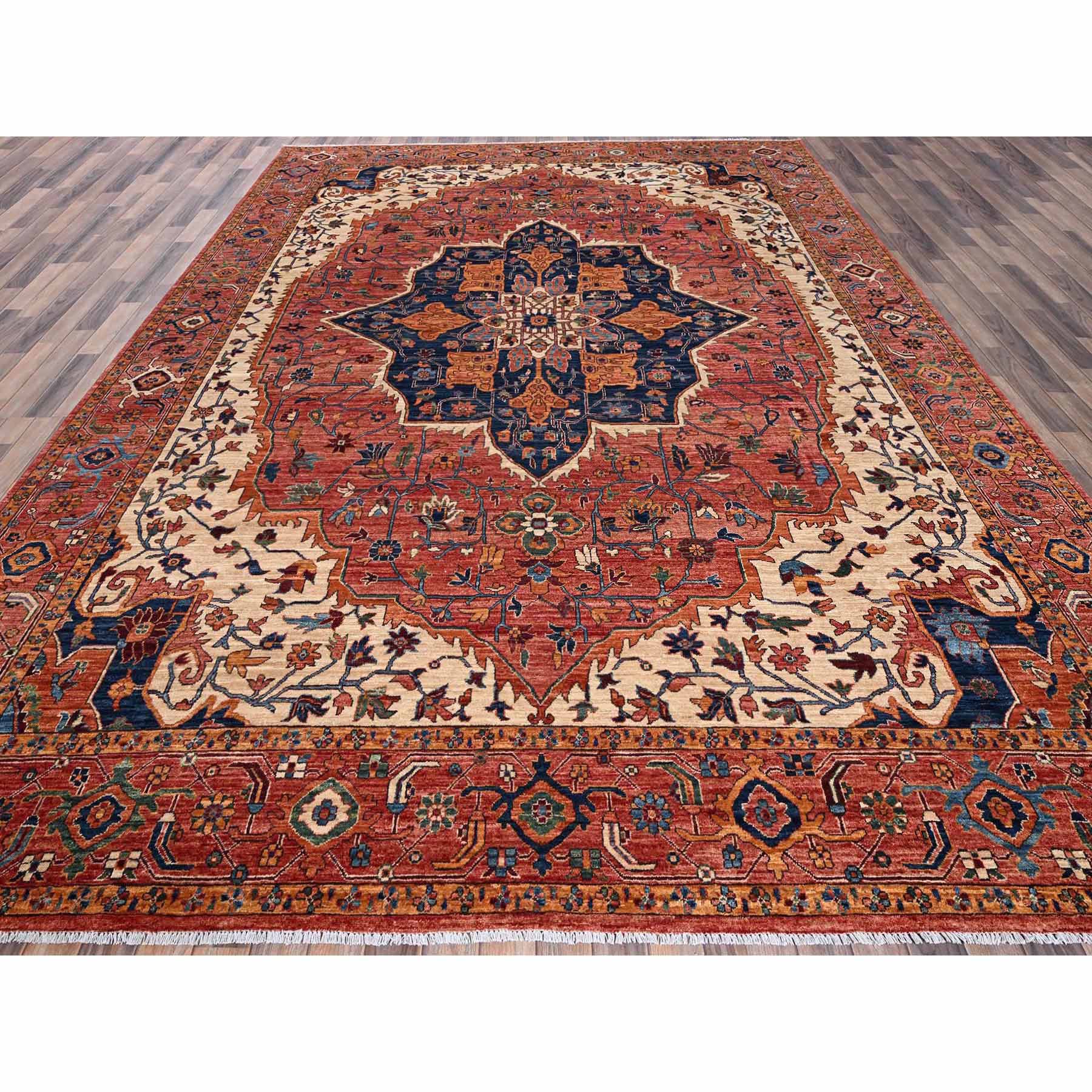 Tribal-Geometric-Hand-Knotted-Rug-5470