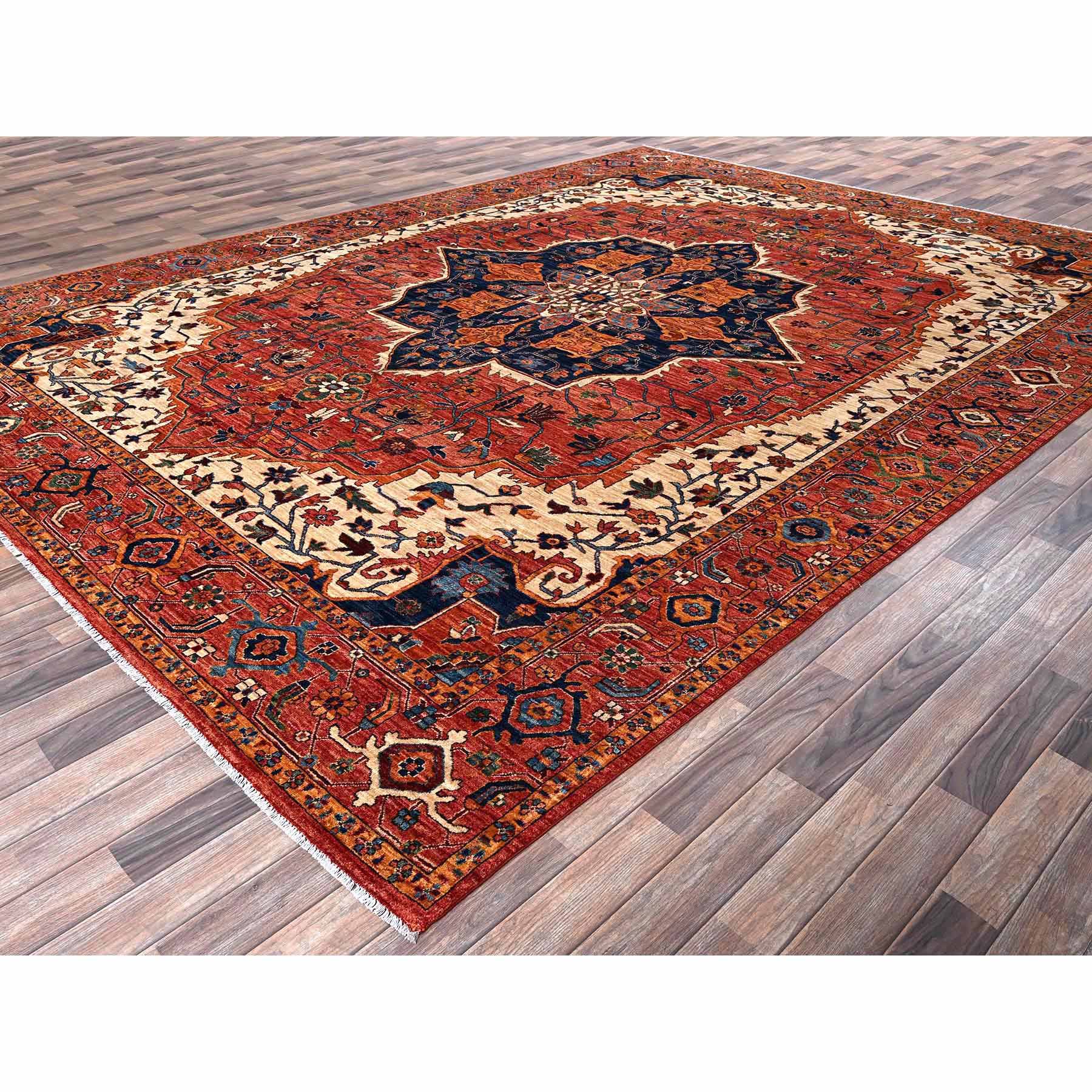 Tribal-Geometric-Hand-Knotted-Rug-5470