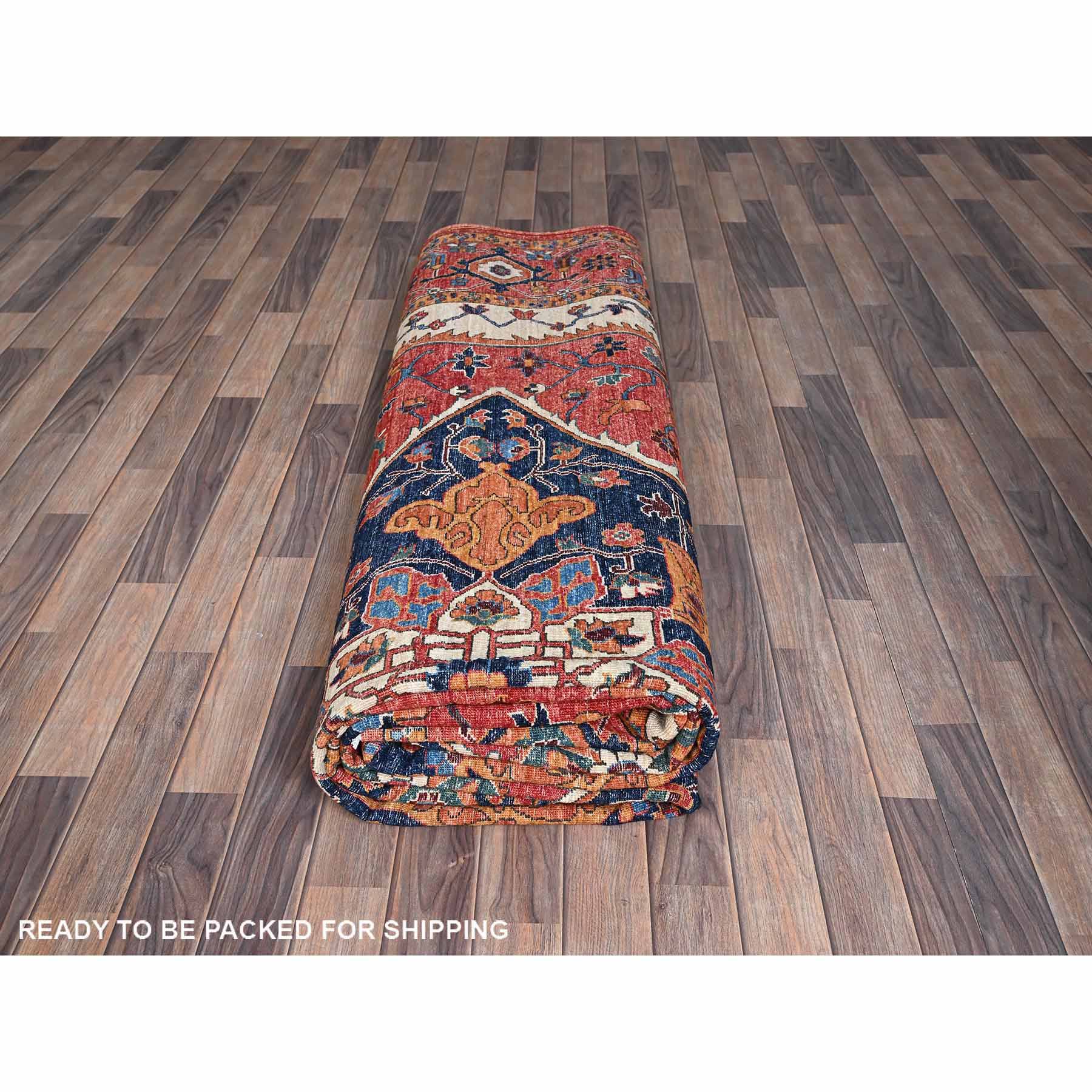 Tribal-Geometric-Hand-Knotted-Rug-5470