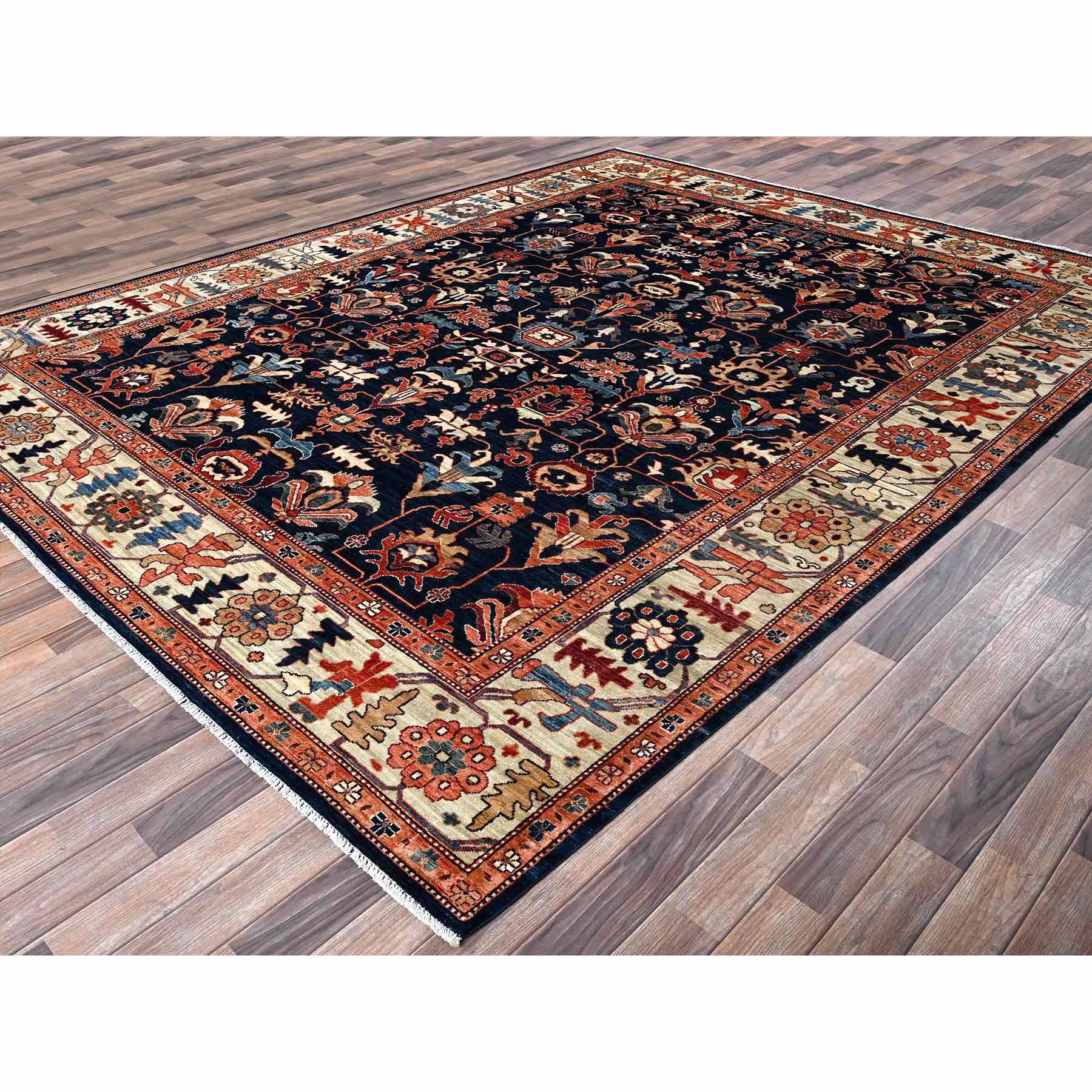 Tribal-Geometric-Hand-Knotted-Rug-5495
