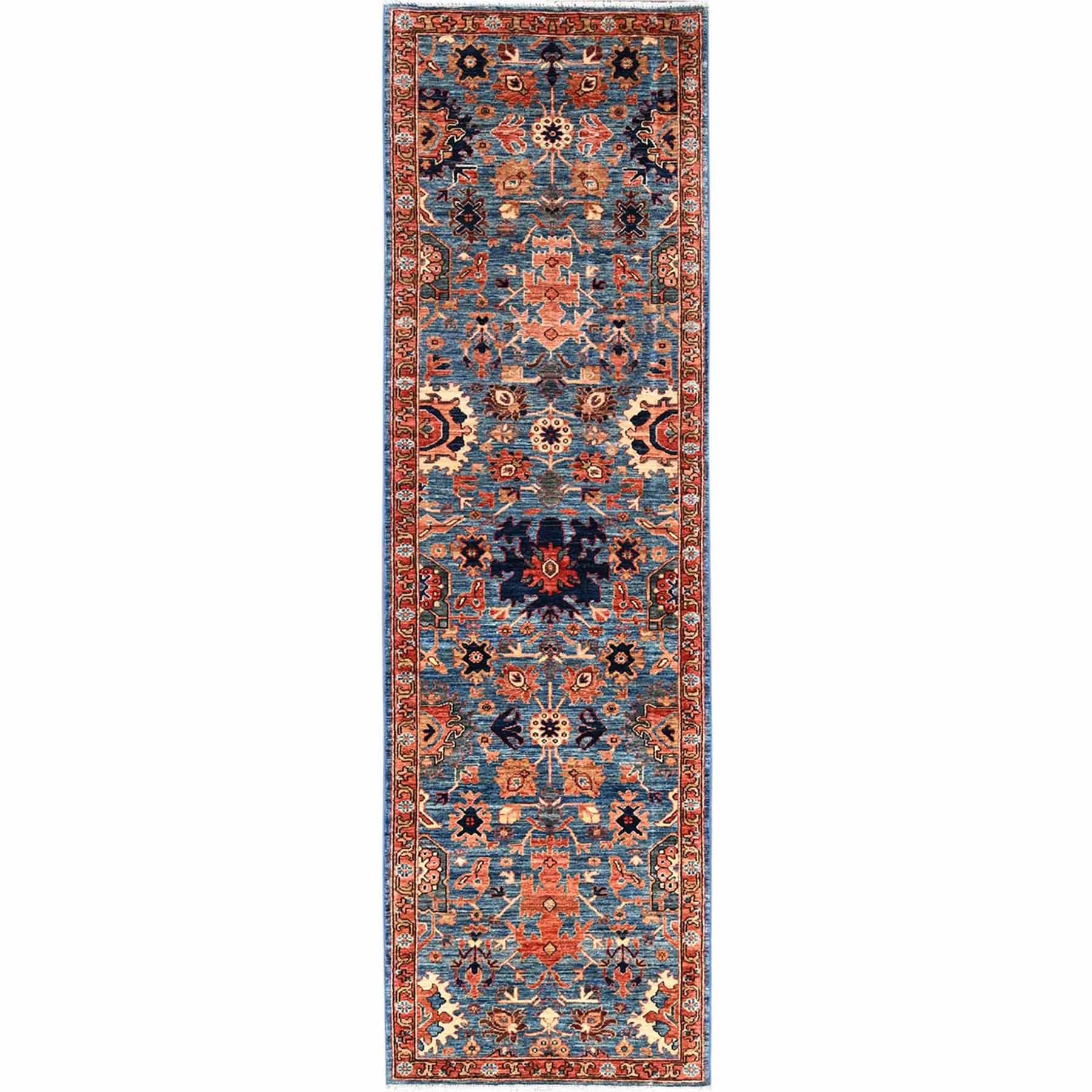 Tribal-Geometric-Hand-Knotted-Rug-5585
