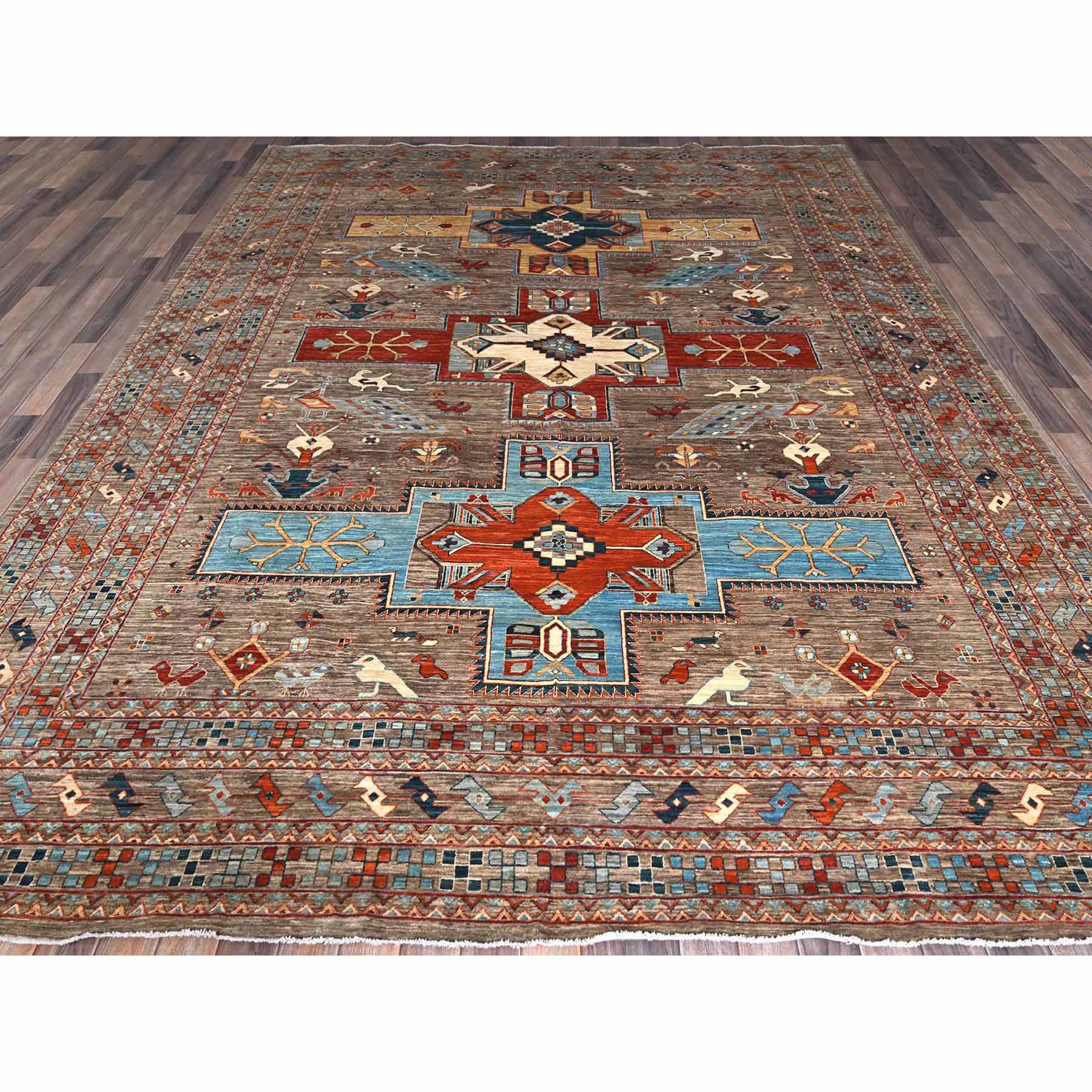 Tribal-Geometric-Hand-Knotted-Rug-5715