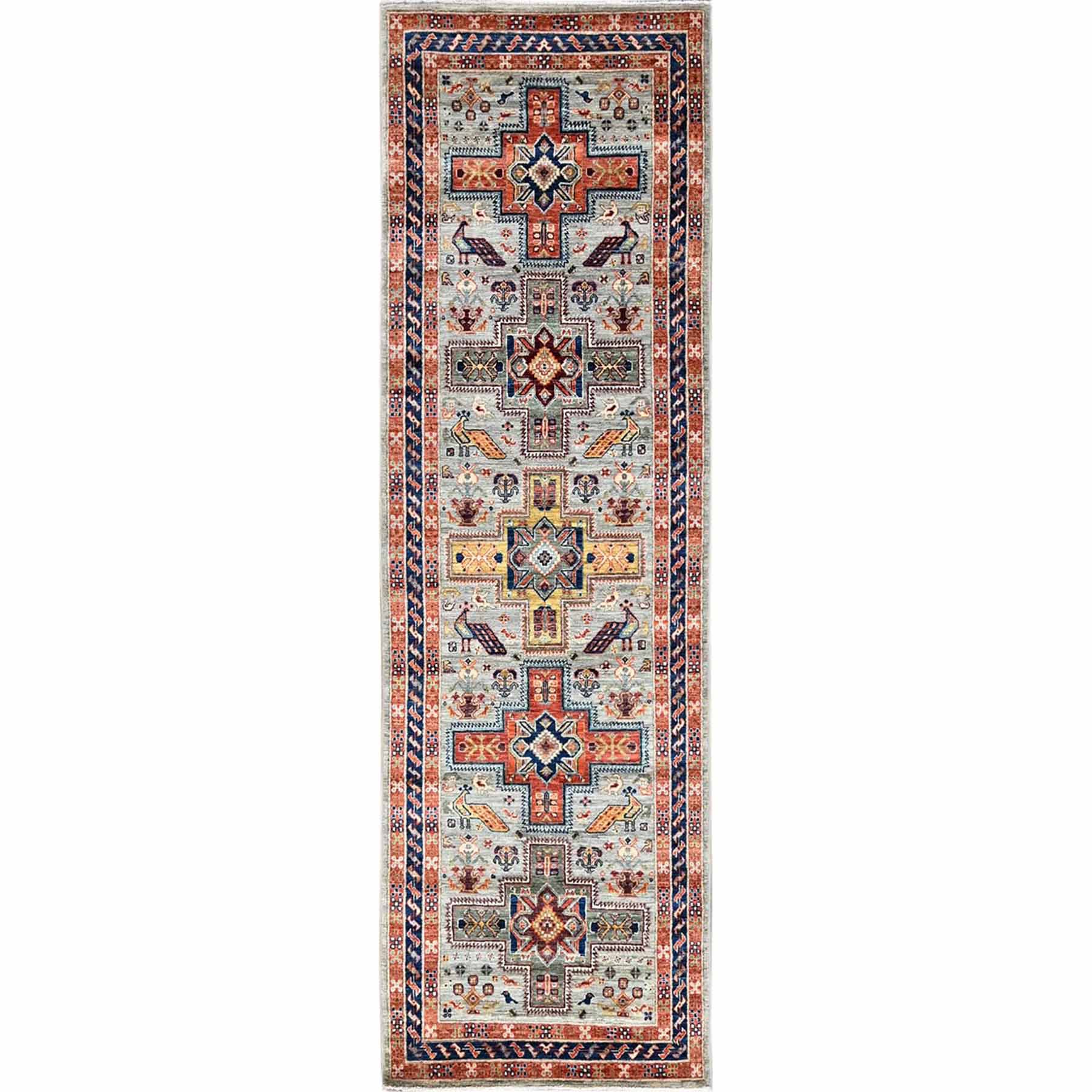 Tribal-Geometric-Hand-Knotted-Rug-5730