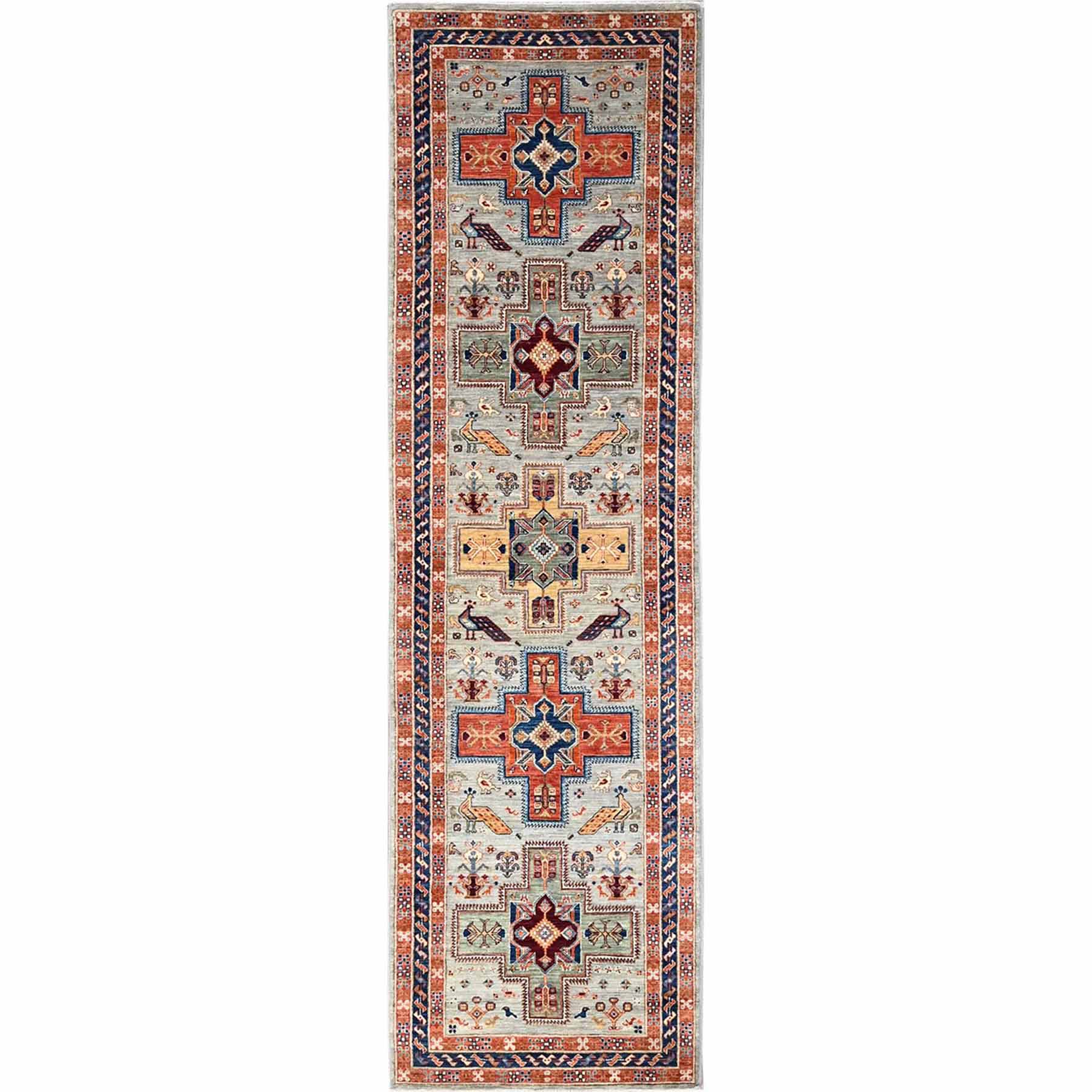 Tribal-Geometric-Hand-Knotted-Rug-5750
