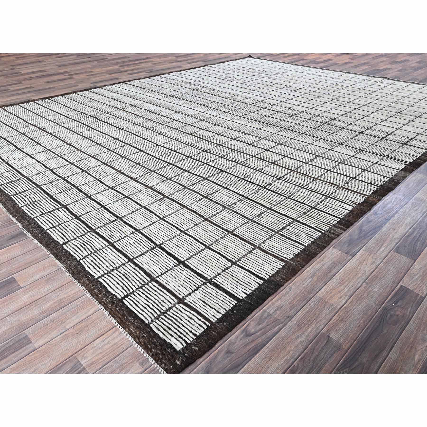 Tribal-Geometric-Hand-Knotted-Rug-6705