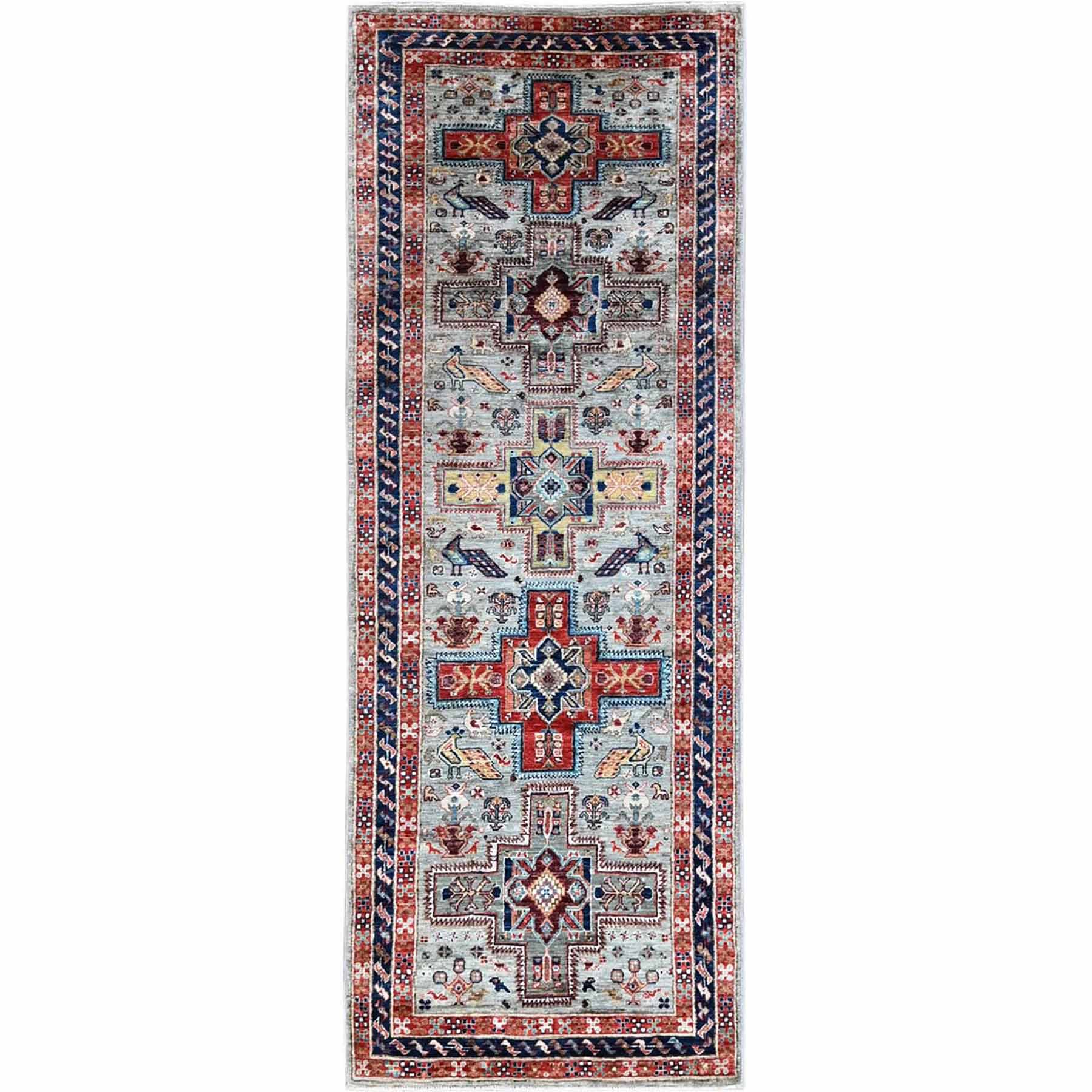 Tribal-Geometric-Hand-Knotted-Rug-6710