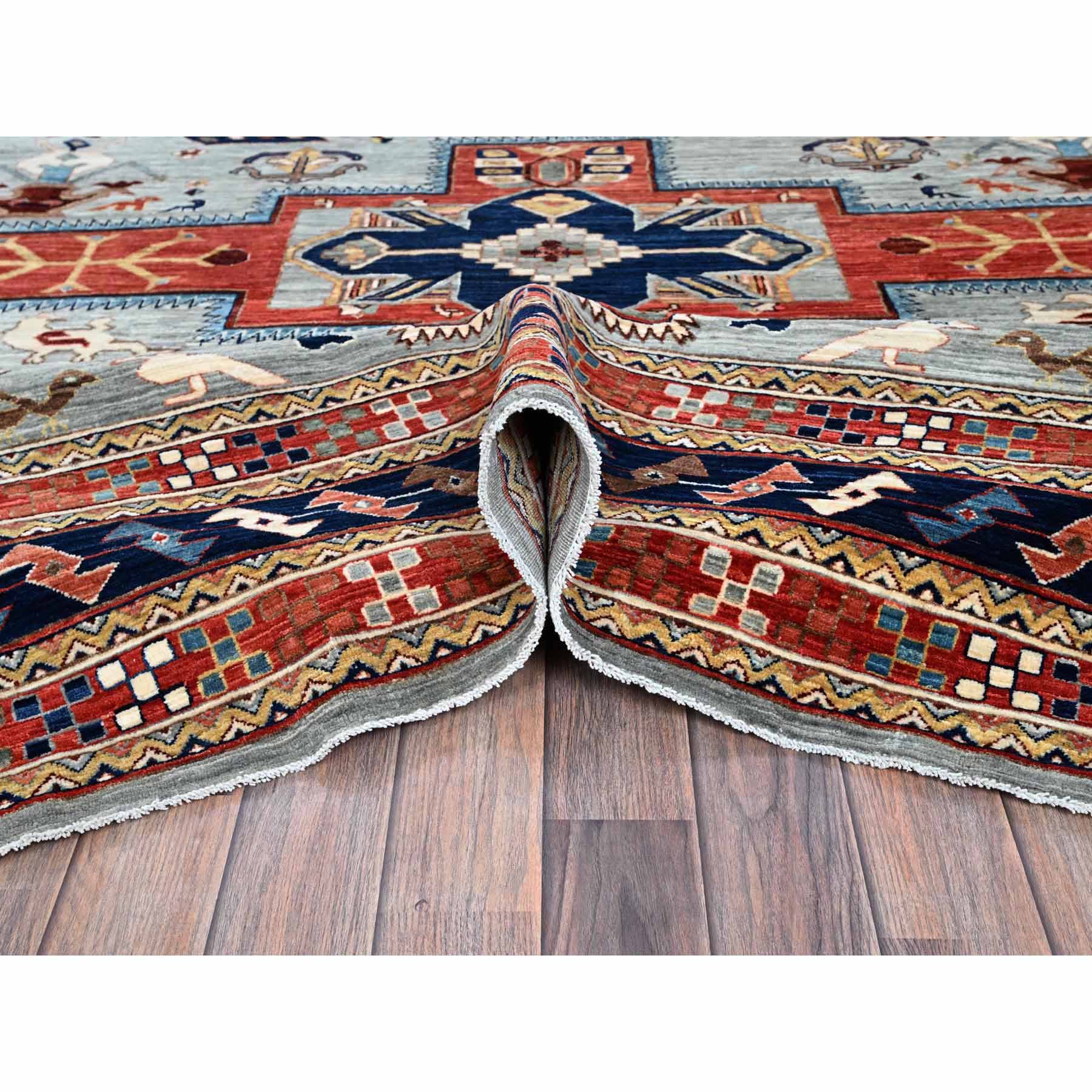 Tribal-Geometric-Hand-Knotted-Rug-6735
