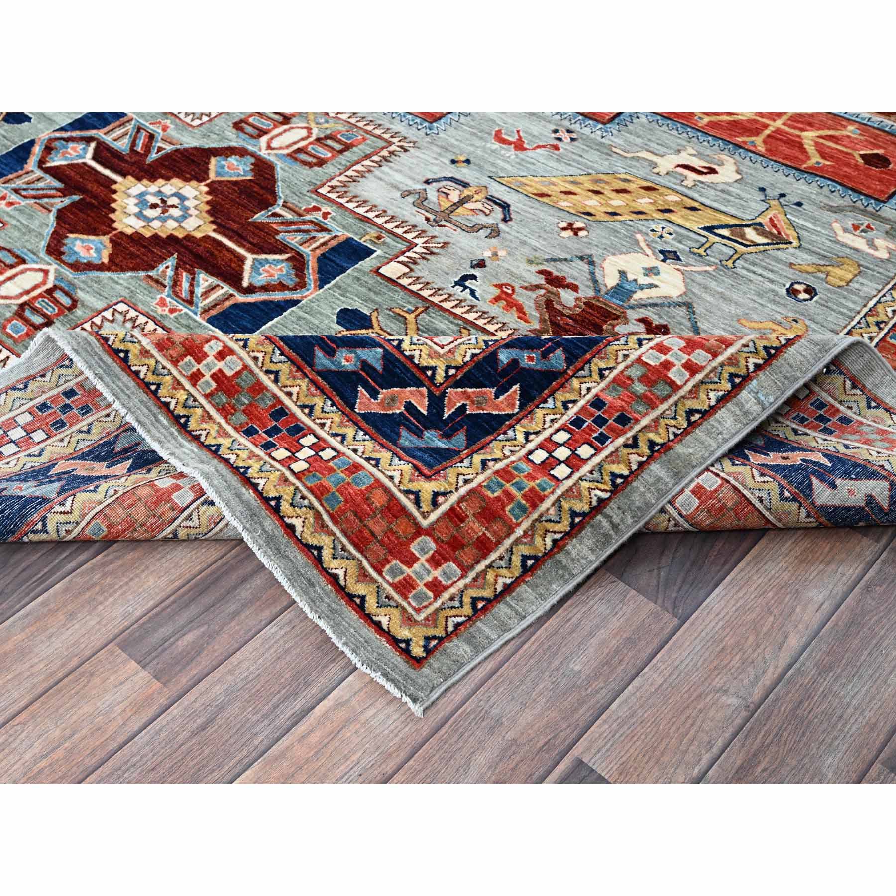 Tribal-Geometric-Hand-Knotted-Rug-6735