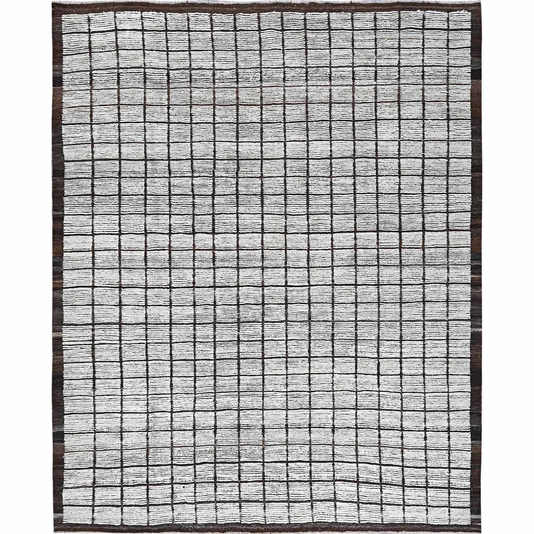 Tribal-Geometric-Hand-Knotted-Rug-6880